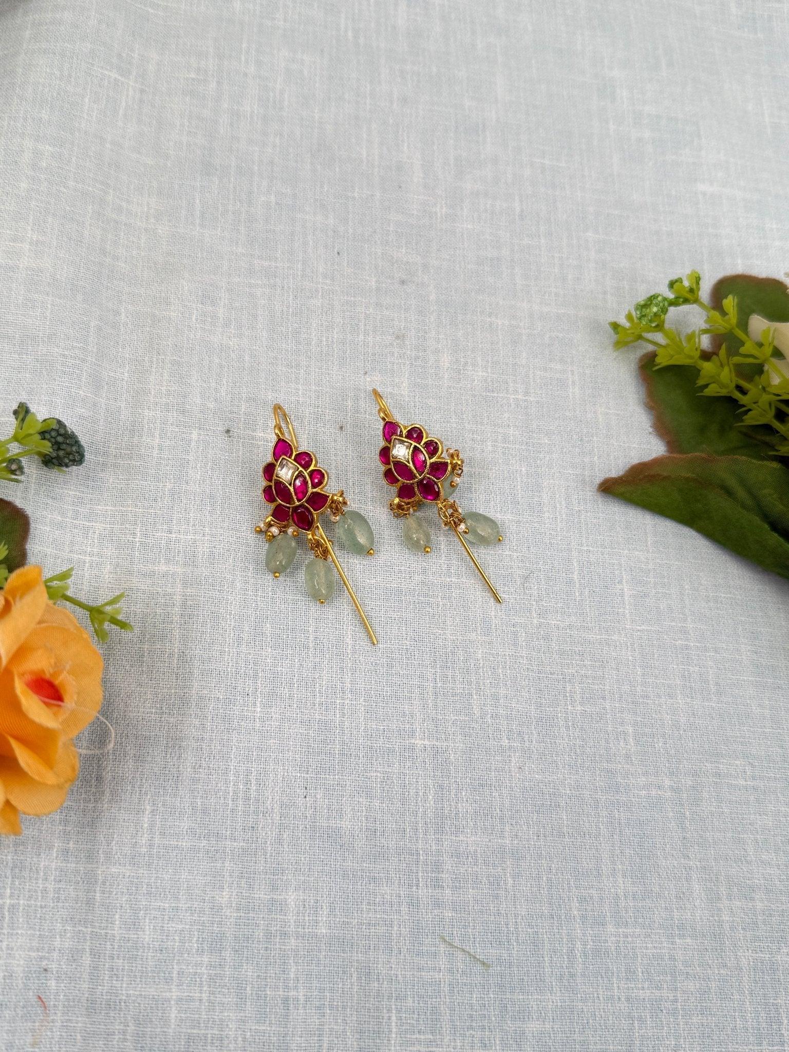 Royal Jadau Kundan Earcuff Earrings 0453 - Mahilas