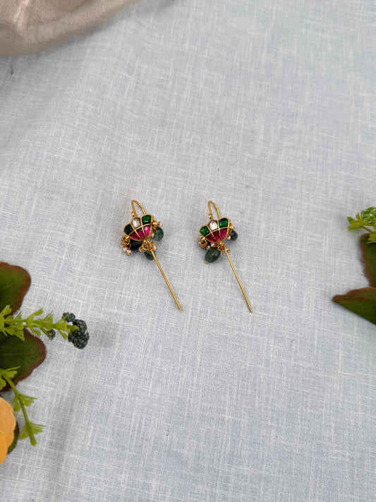 Royal Jadau Kundan Earcuff Earrings 0457 - Mahilas