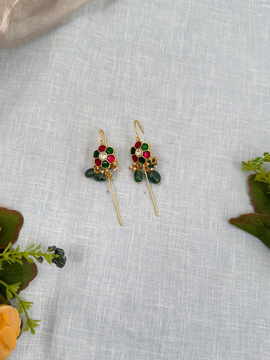 Royal Jadau Kundan Earcuff Earrings 0460 - Mahilas