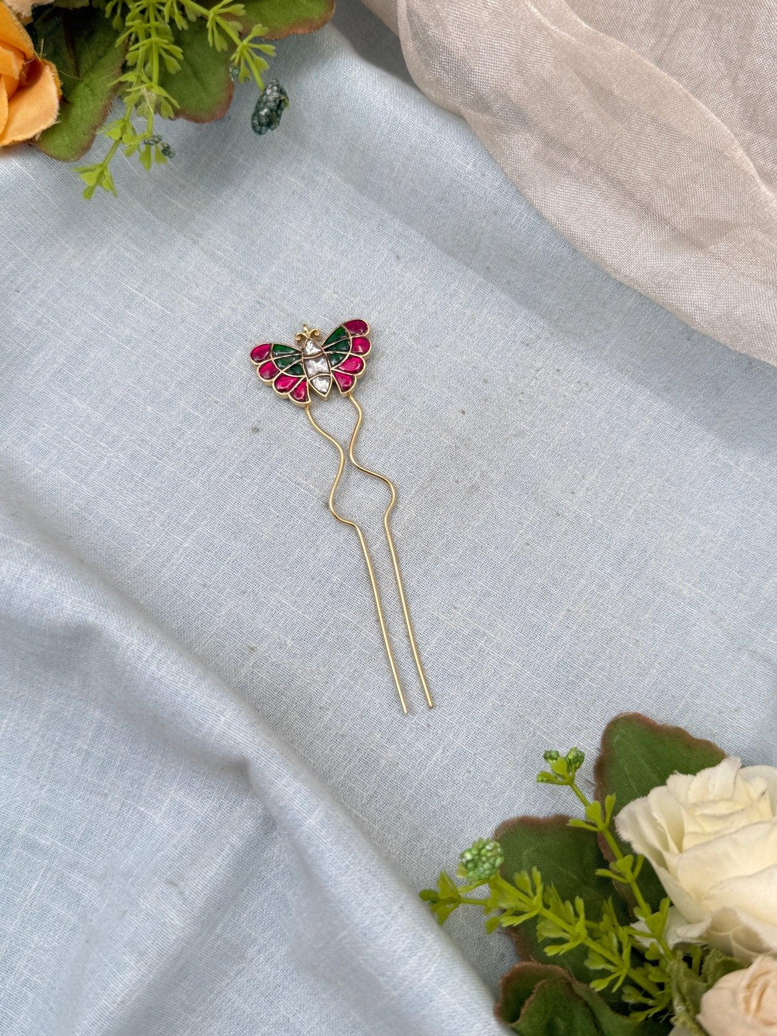 Royal Jadau kundan Jada Hook Bille 439 - Mahilas