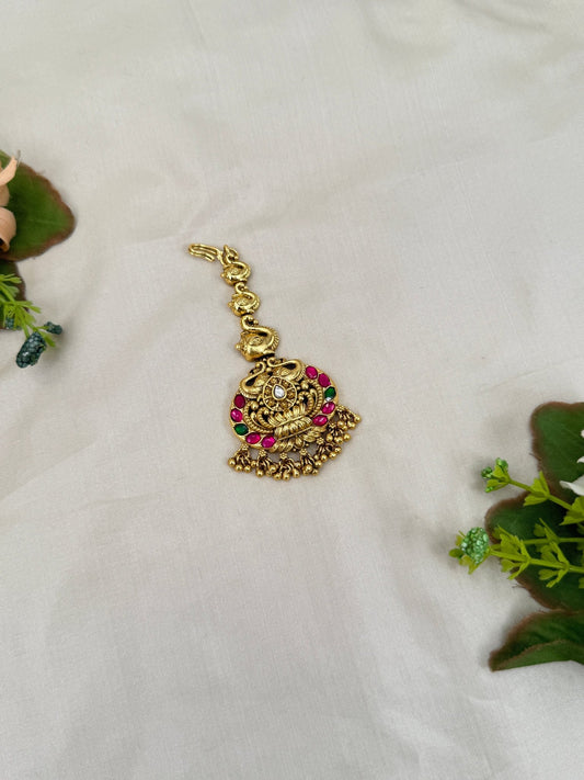 Royal Jadau Kundan Maang Tikka 4389 - Mahilas