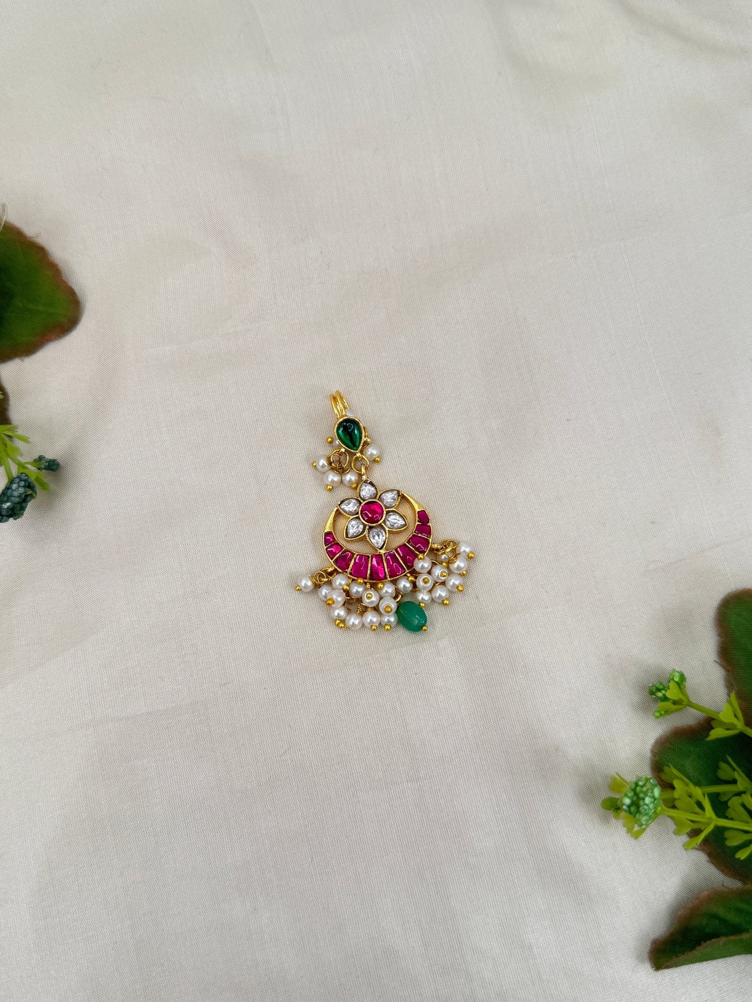 Royal Jadau Kundan Maang Tikka 4392 - Mahilas