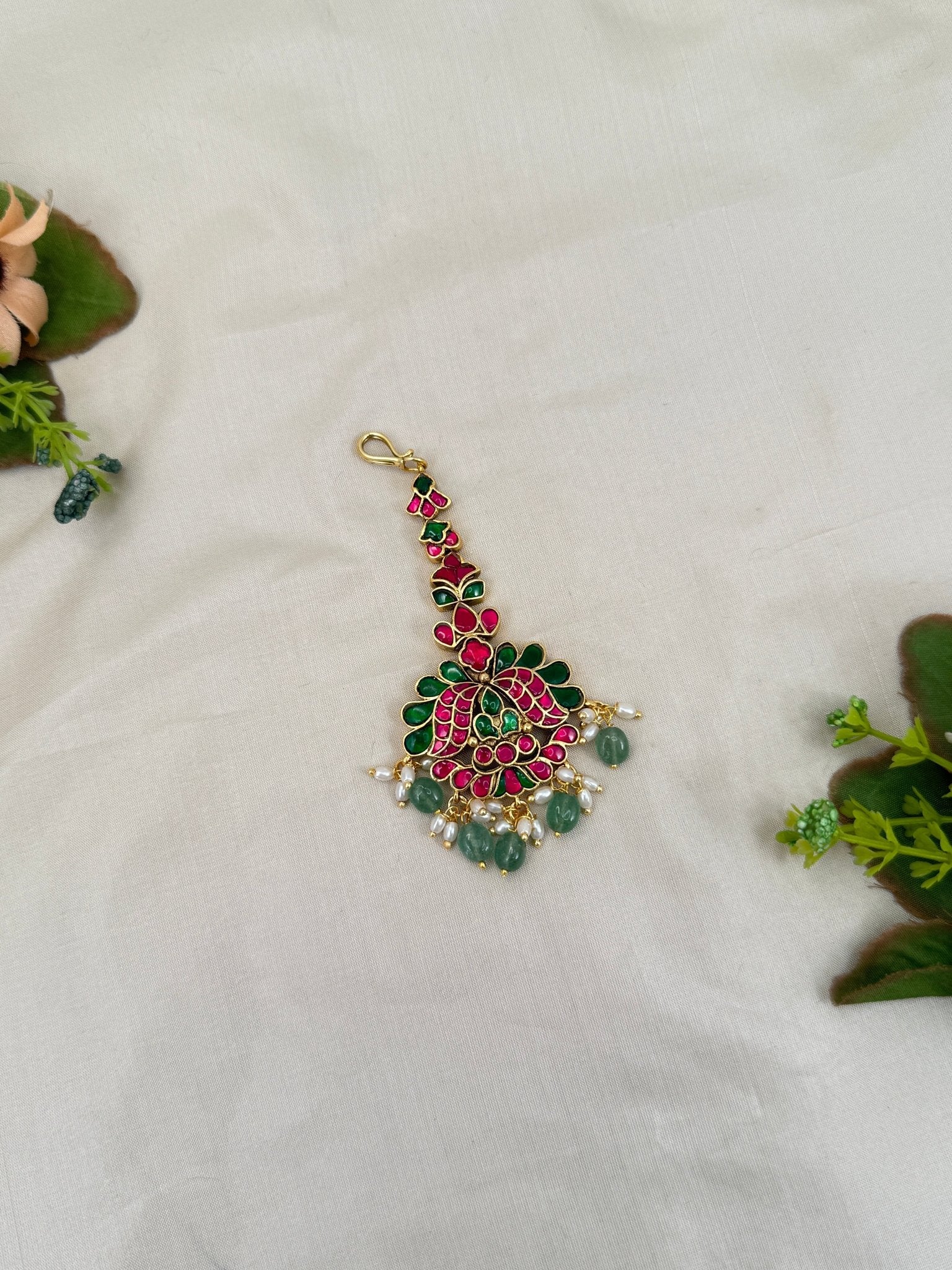 Royal Jadau Kundan Maang Tikka 4395 - Mahilas