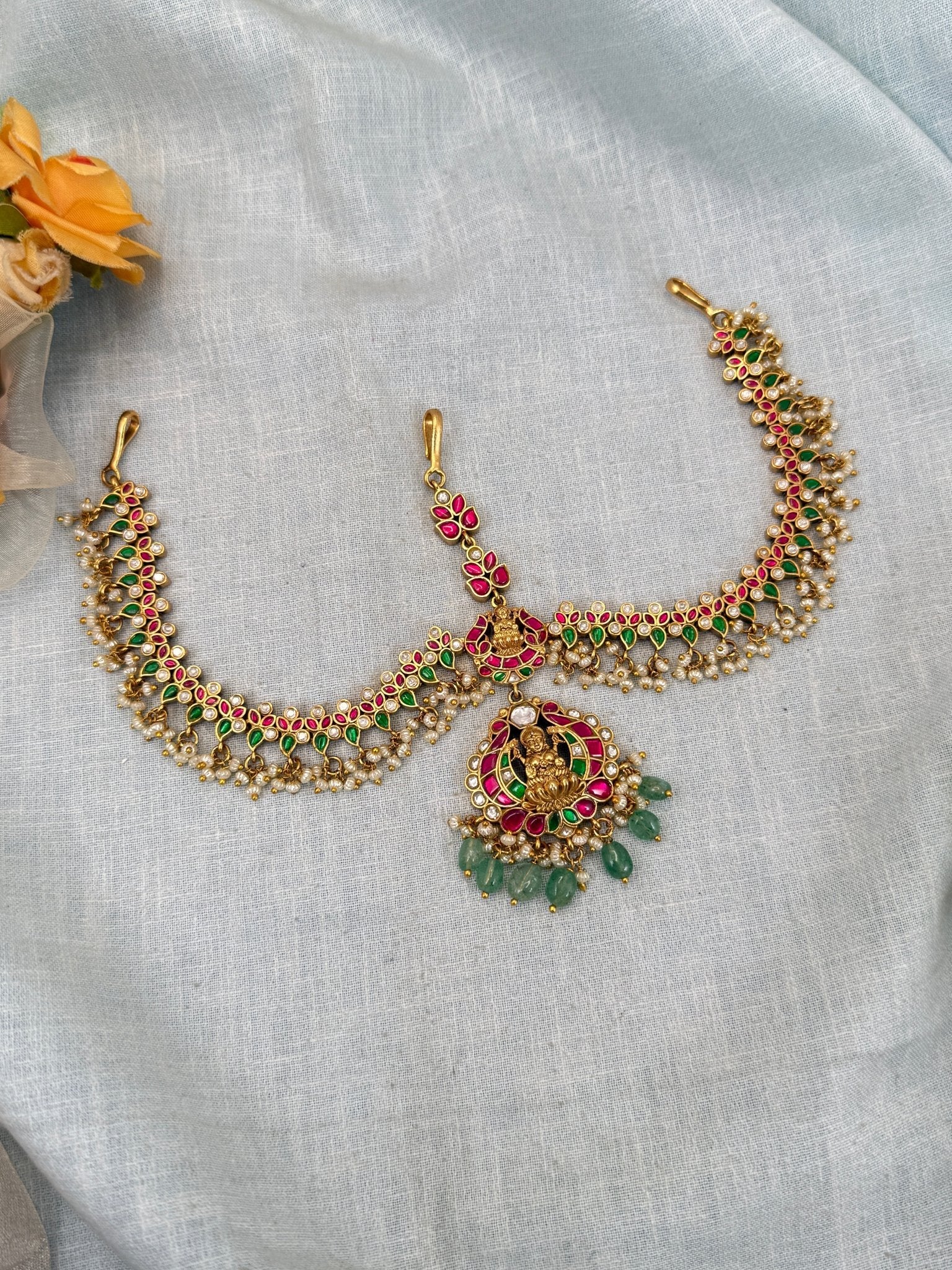 Royal Jadau Kundan Maang Tikka Mathapatti 361 - Mahilas