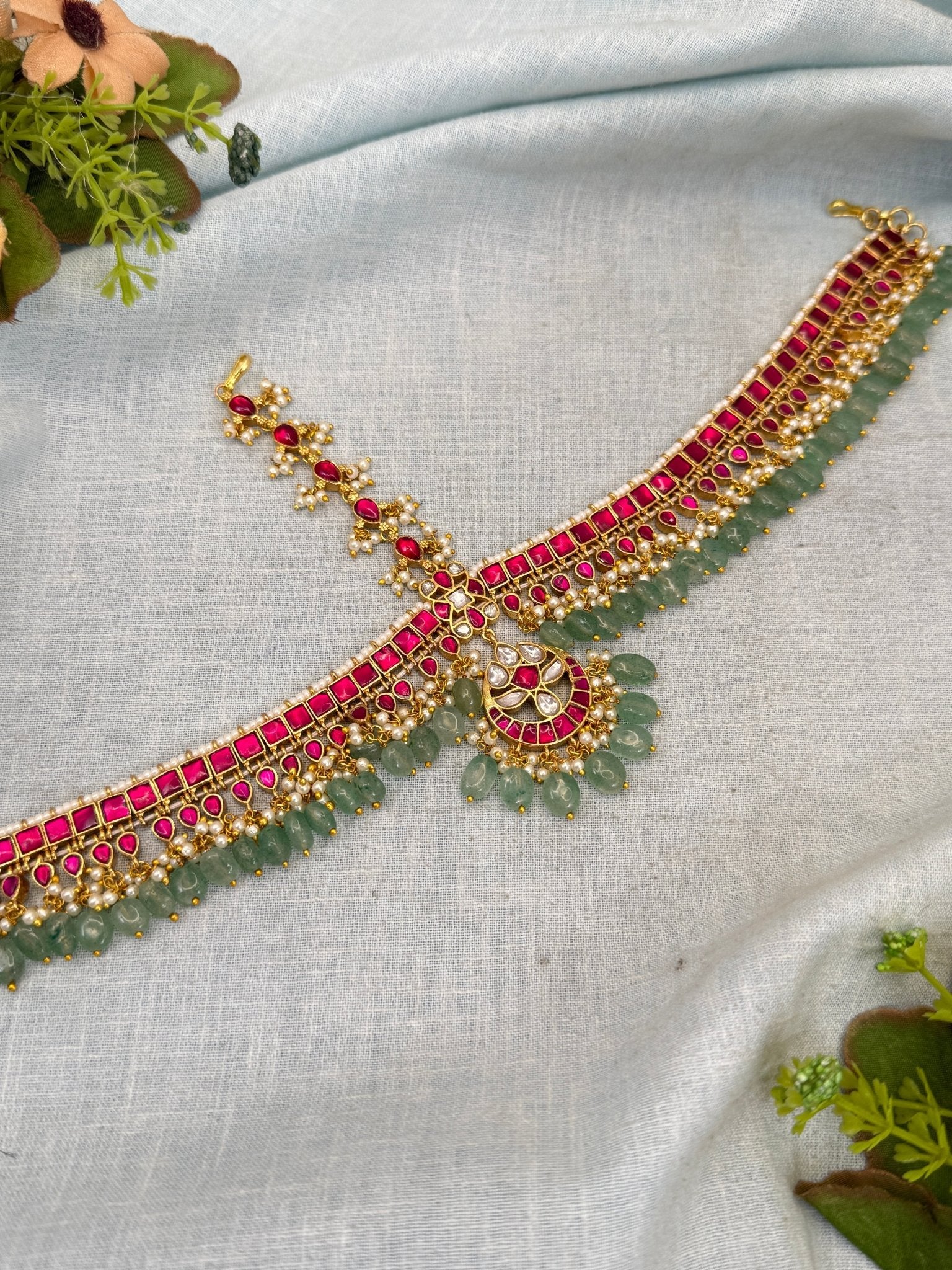 Royal Jadau Kundan Maang Tikka Mathapatti 416 - Mahilas