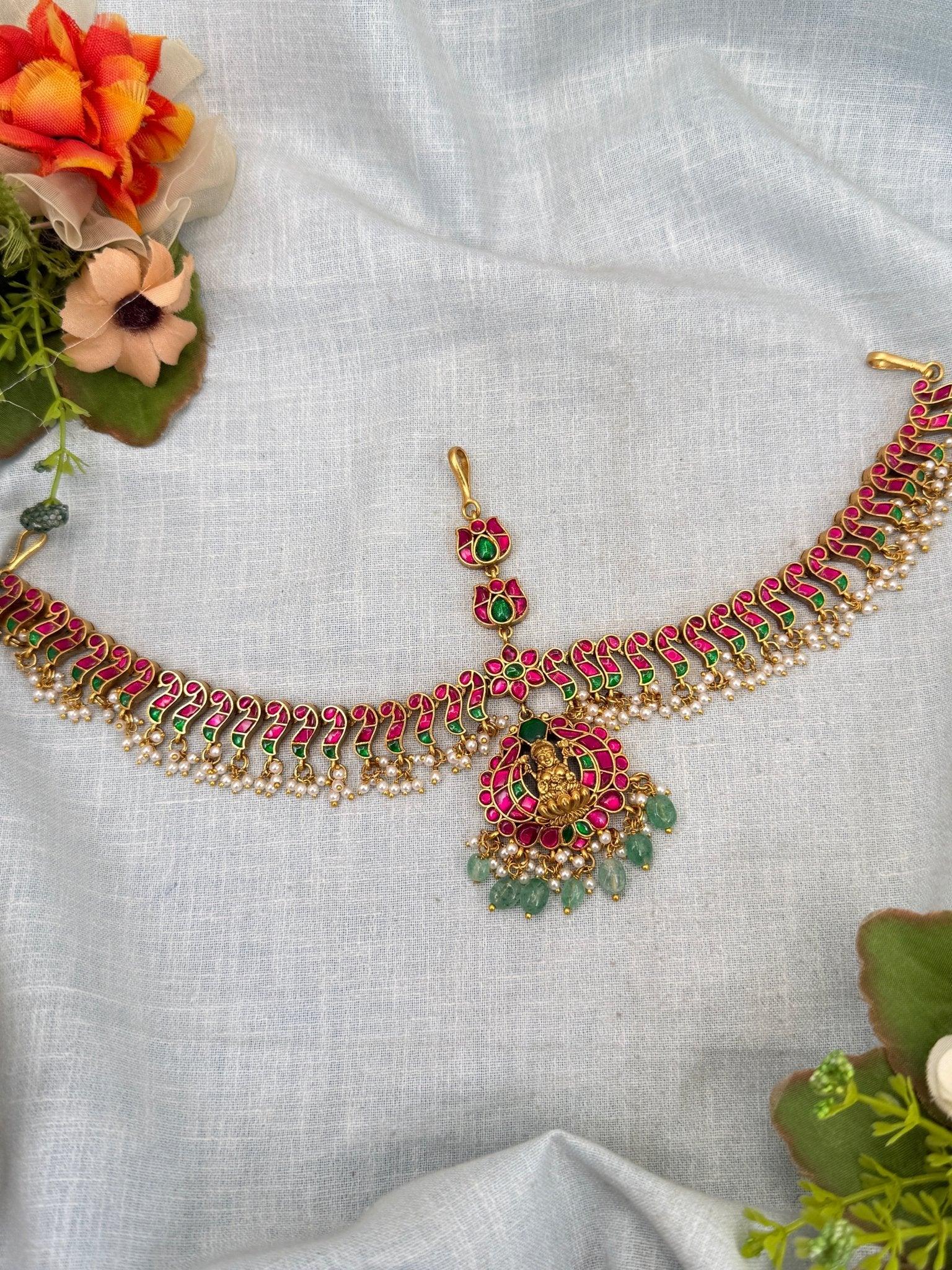 Royal Jadau Kundan Maangtikka Mathapatti 340 - Mahilas