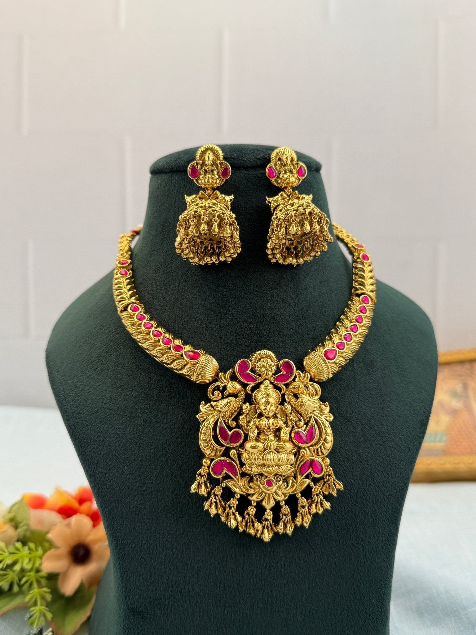 Royal Jadau Kundan Necklace Set 499 - Mahilas