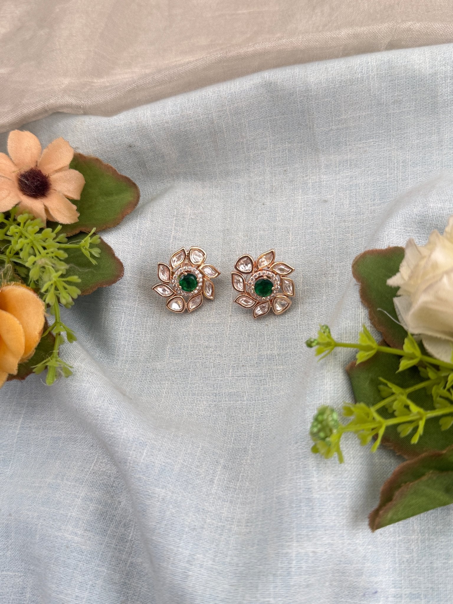 Royal Kundan Earrings 0290 - Mahilas