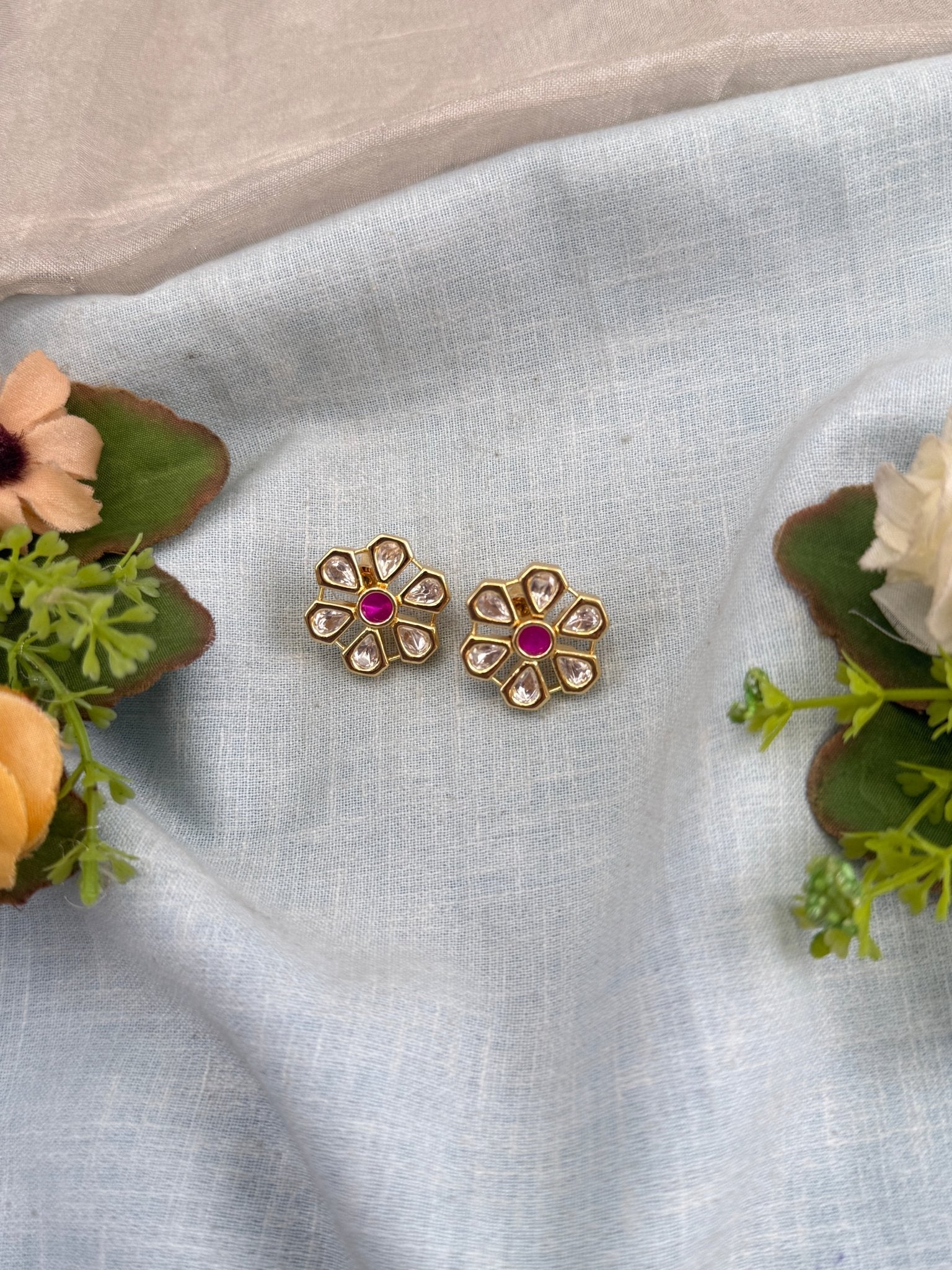 Royal Kundan Earrings 0292 - Mahilas