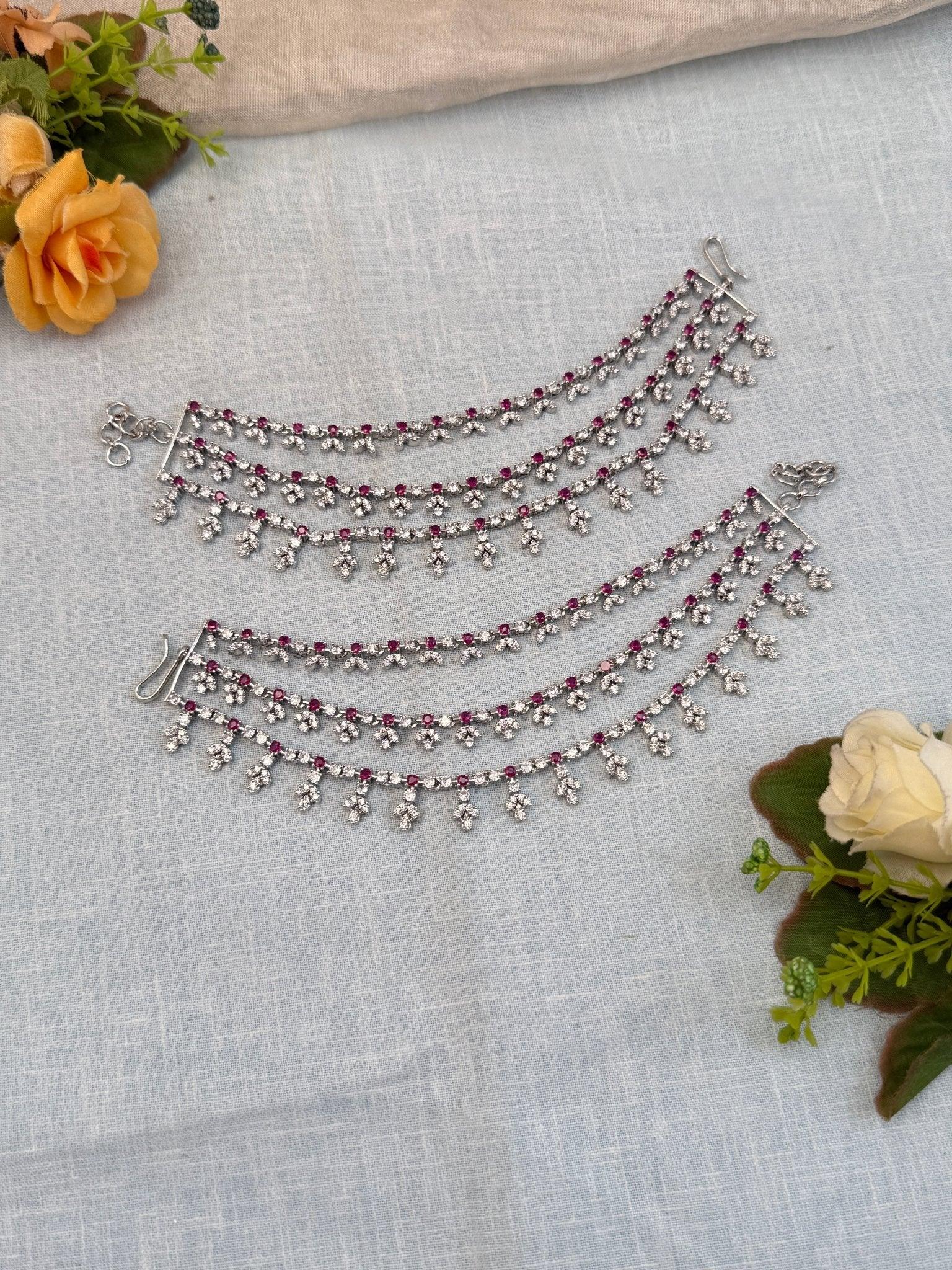 Royal Stone Maatal Ear Chain 263 - Mahilas