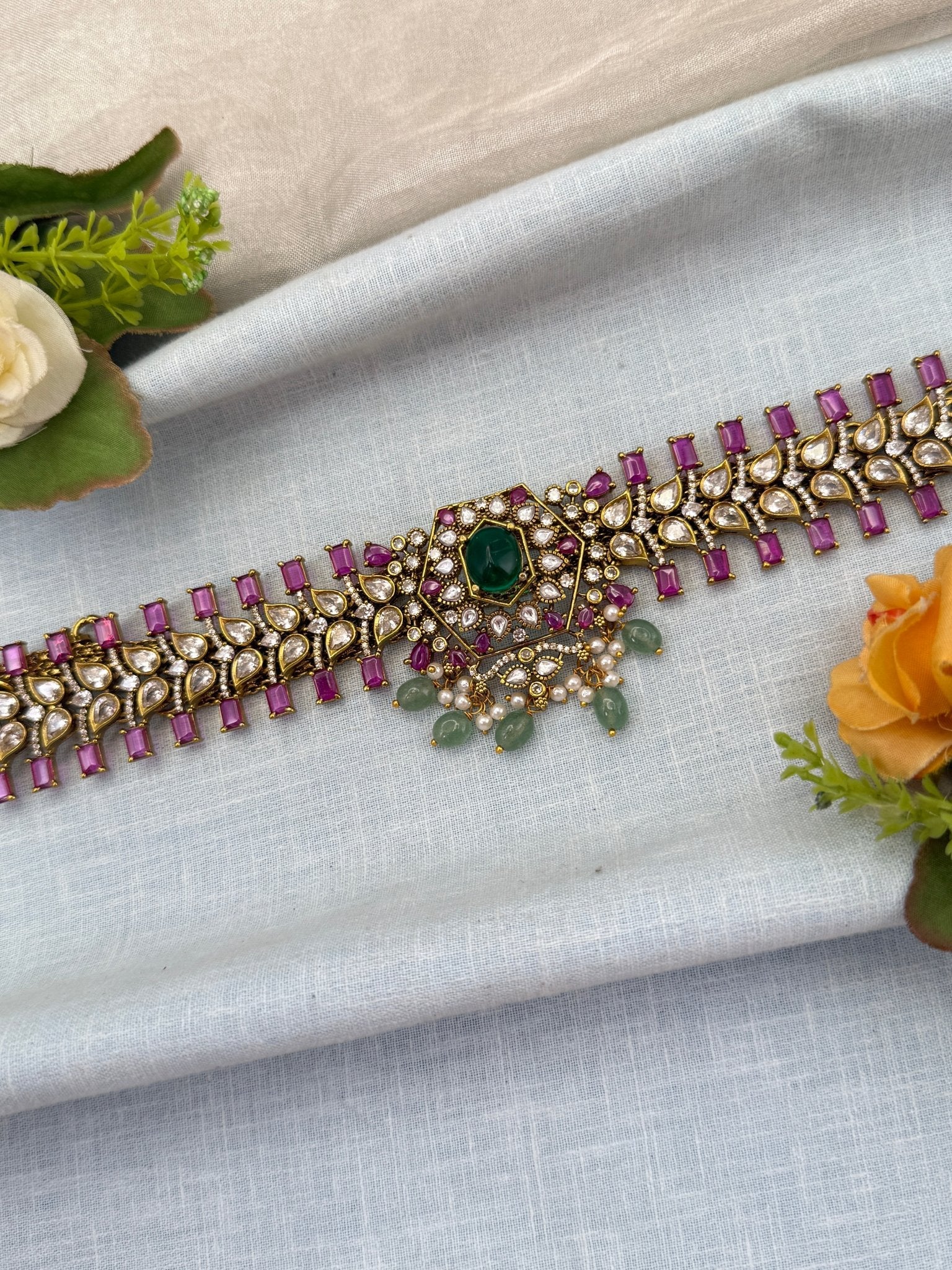 Royal Victorian Chain Vaddanam Kamarbandh 8007 - Mahilas