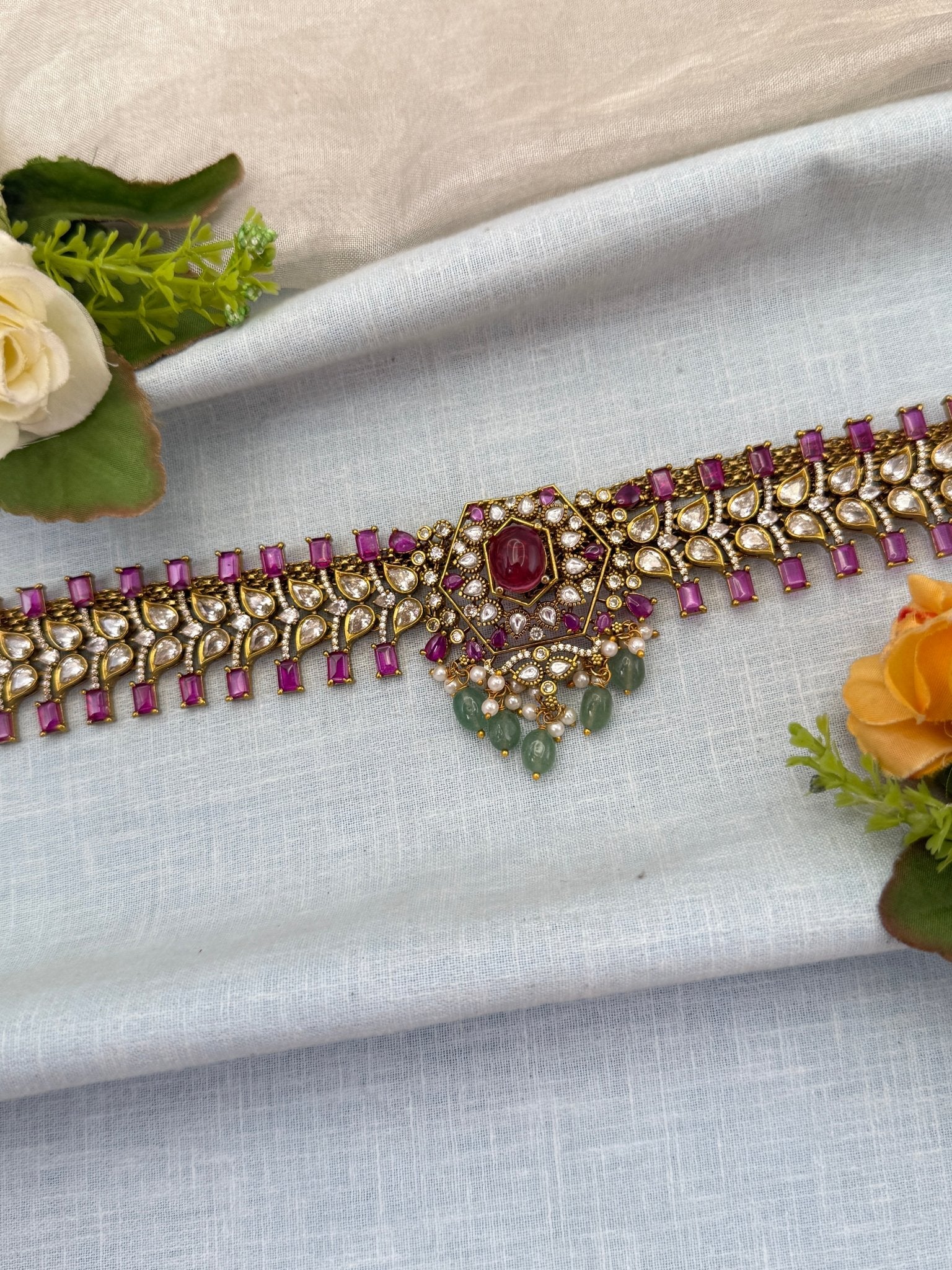 Royal Victorian Chain Vaddanam Kamarbandh 8008 - Mahilas