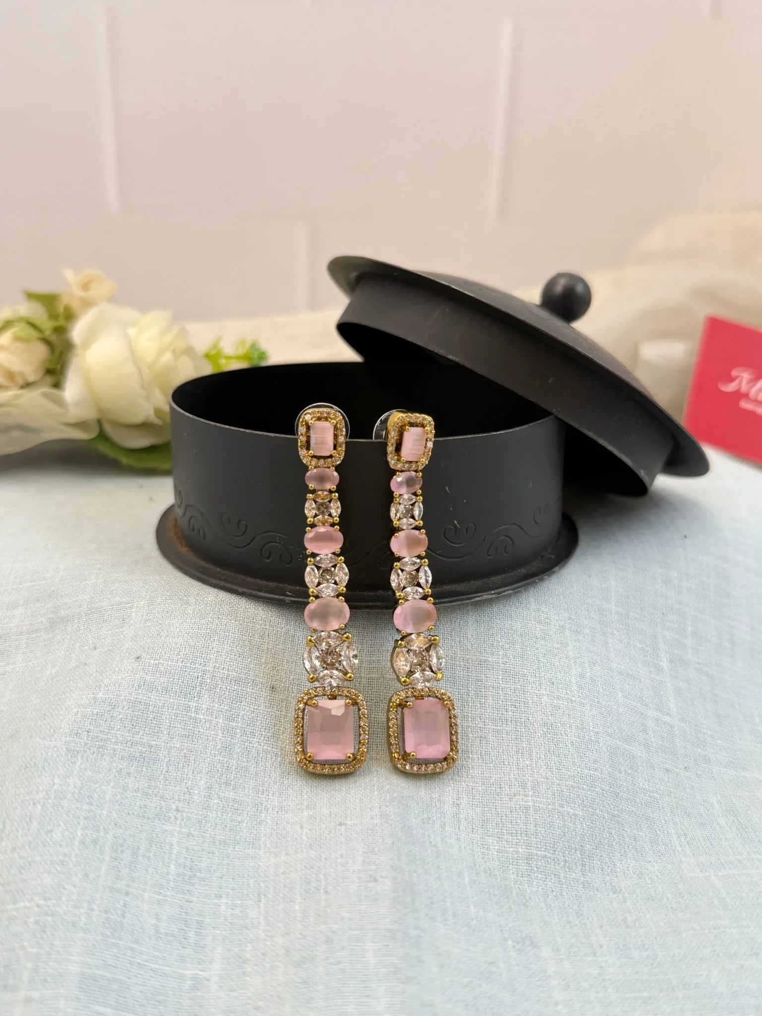 Royal Victorian Stone Earrings 0237 - Mahilas