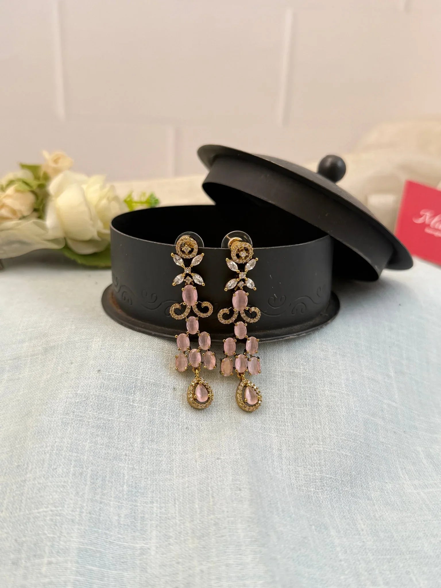 Royal Victorian Stone Earrings 0238 - Mahilas