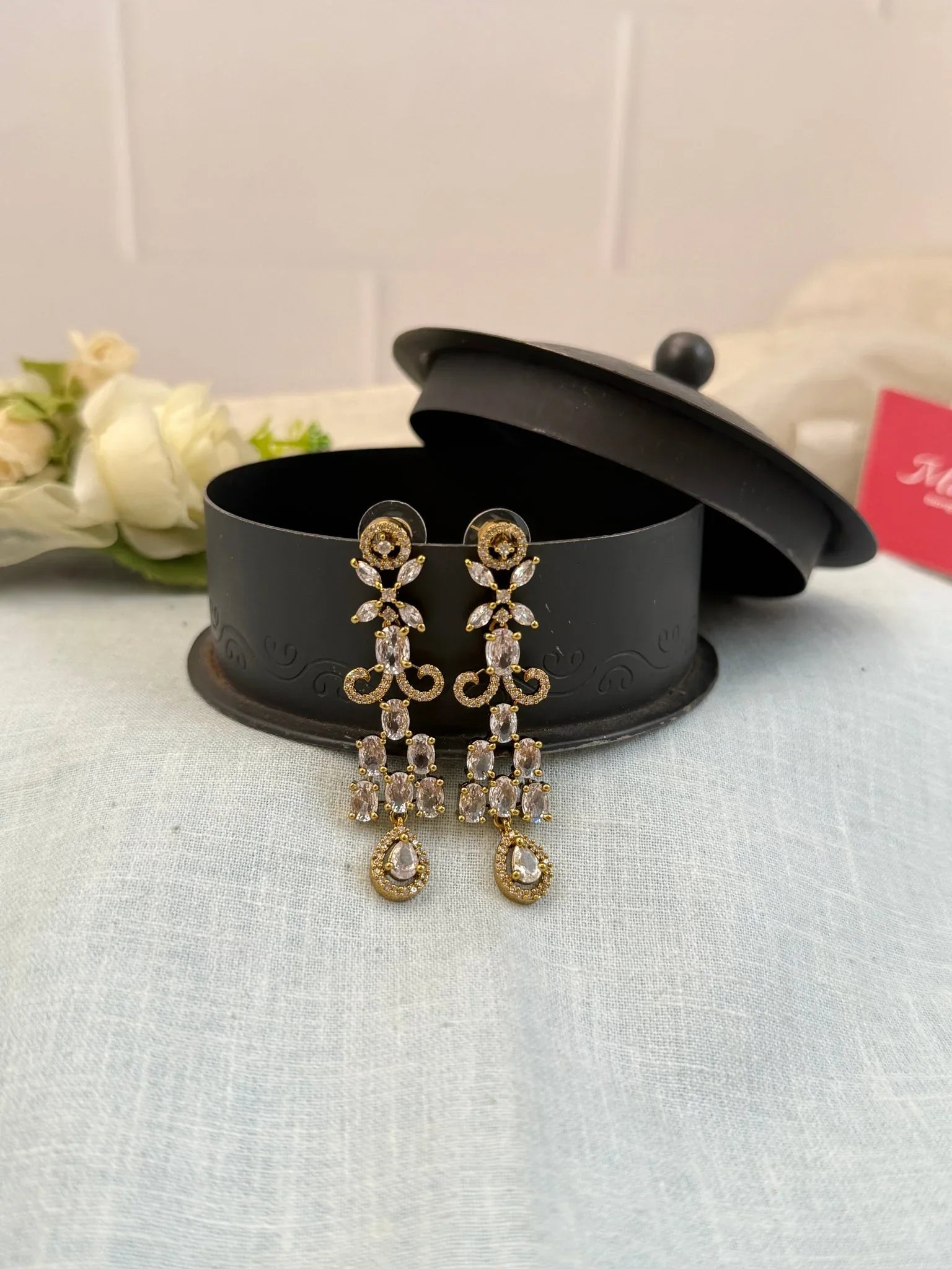 Royal Victorian Stone Earrings 0241 - Mahilas