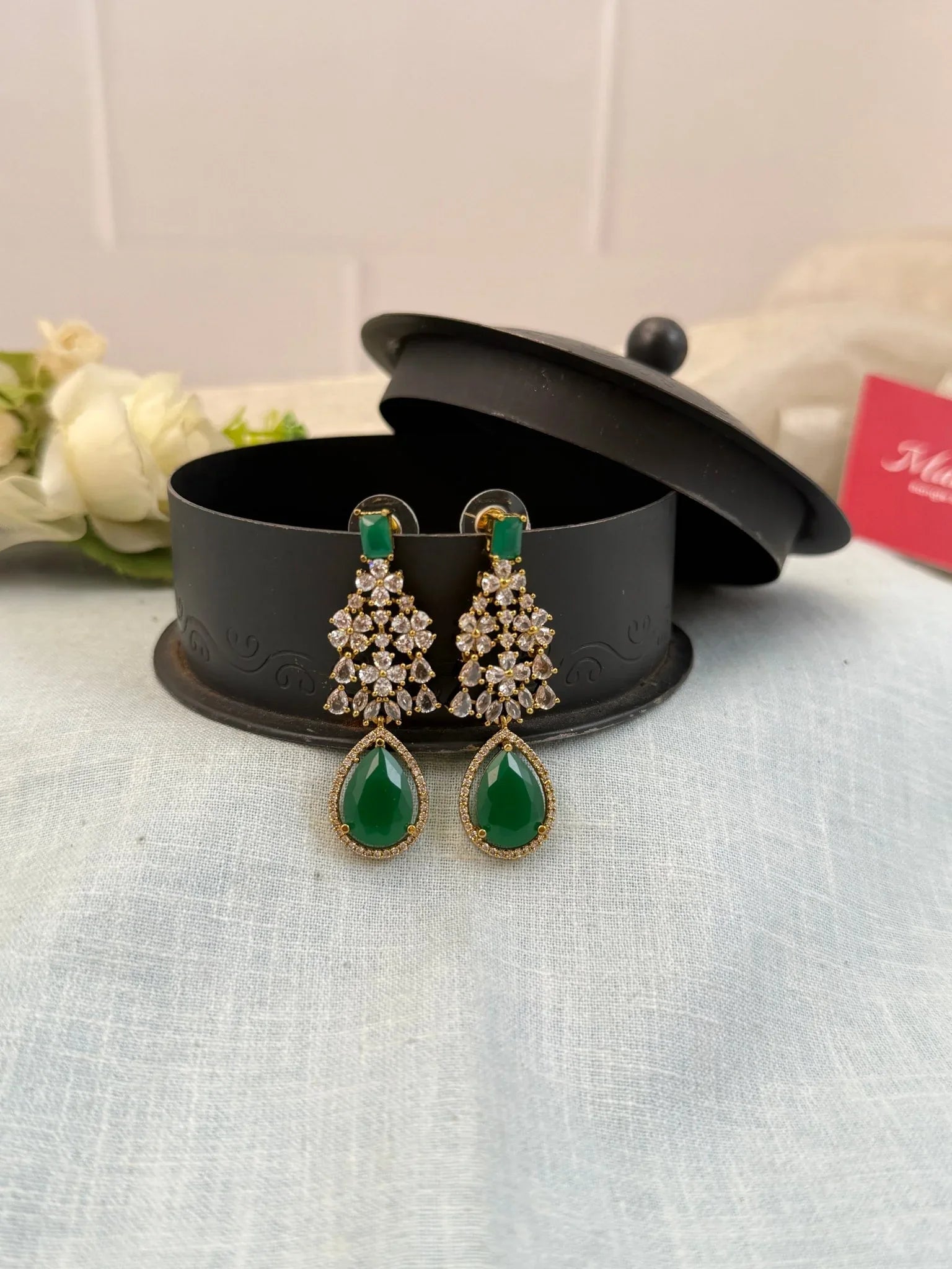 Royal Victorian Stone Earrings 0247 - Mahilas