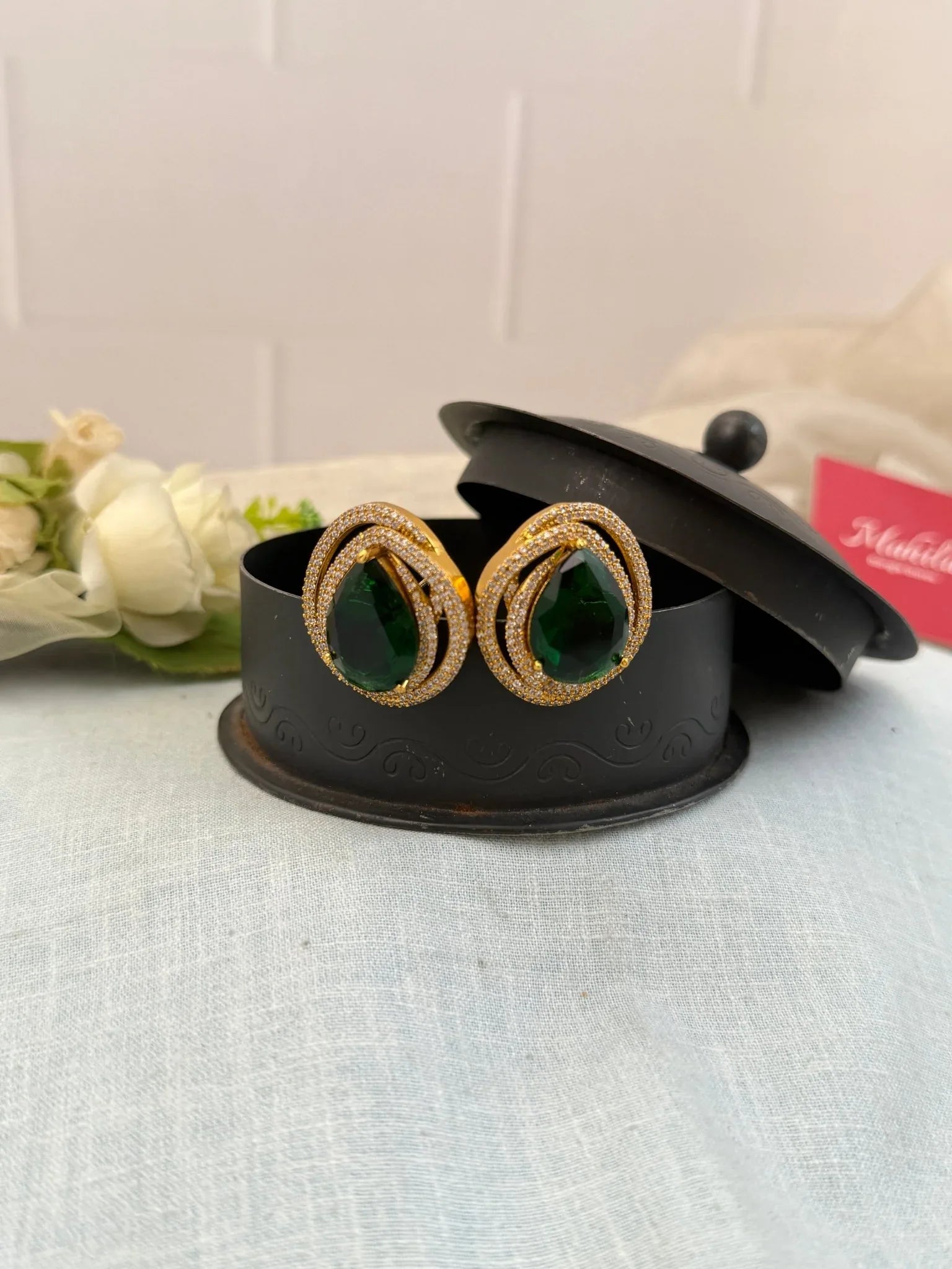 Royal Victorian Stone Earrings 0252 - Mahilas