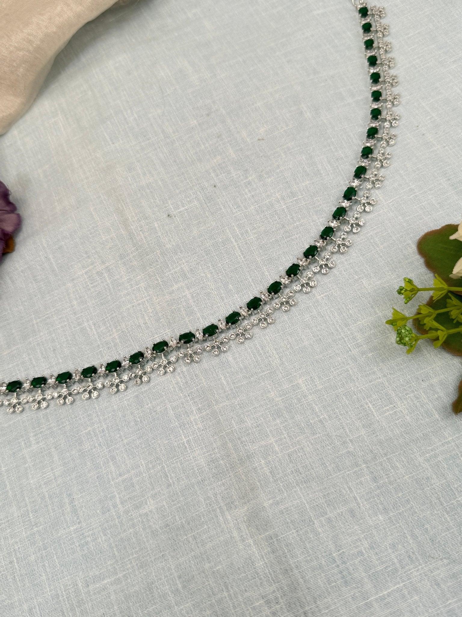 Royal White Stone Chain Vaddanam Kamarbandh 7106 - Mahilas