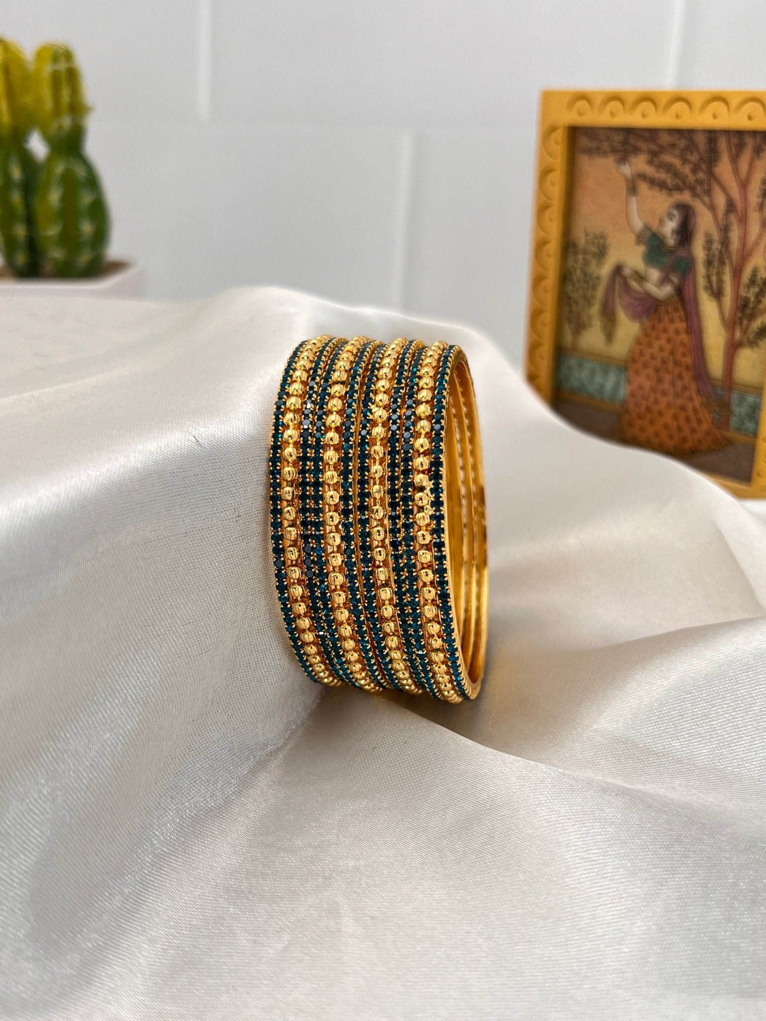 Stone Bangle 0290 - 10 Colours - Mahilas