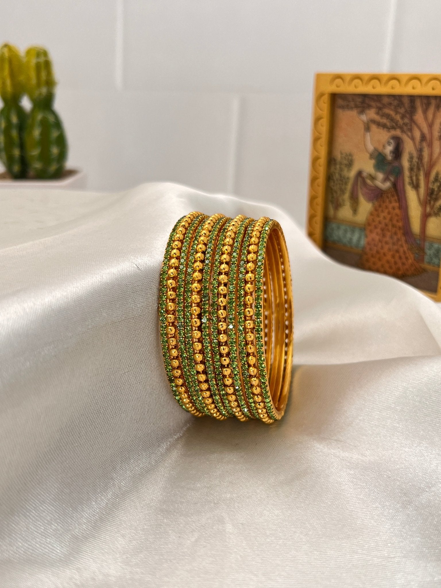 Stone Bangle 0290 - 10 Colours - Mahilas