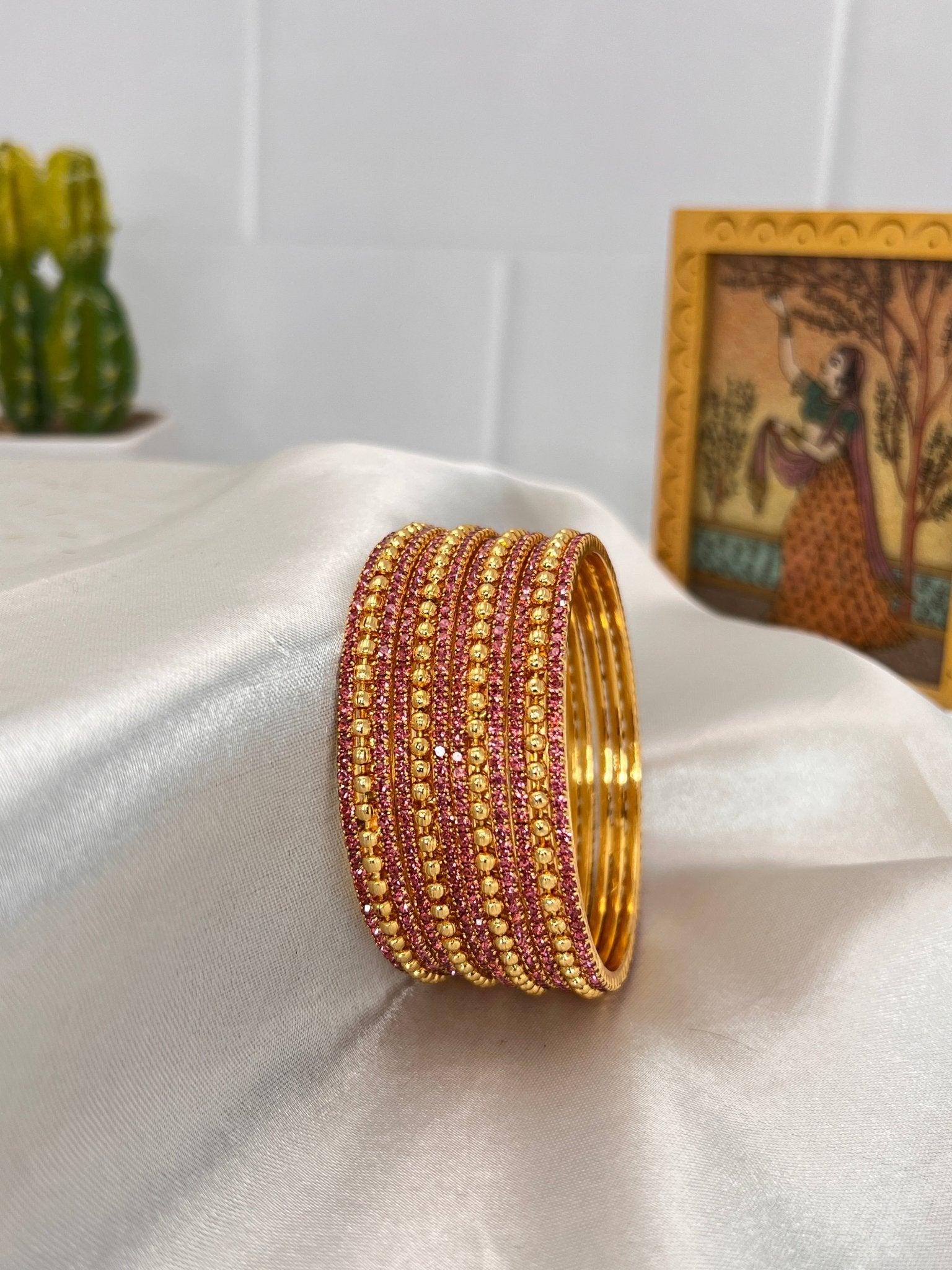 Stone Bangle 0290 - 10 Colours - Mahilas