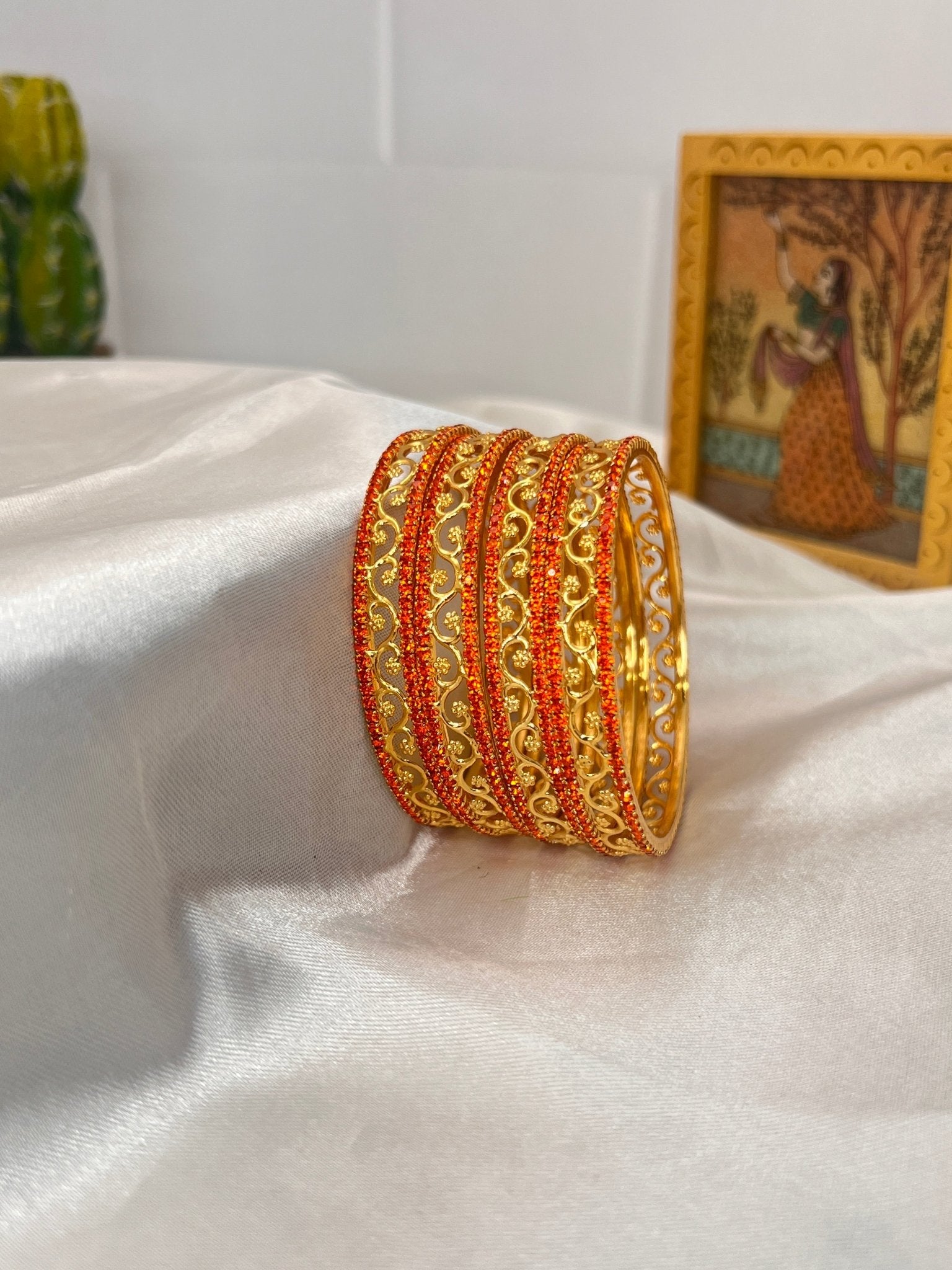 Stone Bangle 0291 - 11 Colours - Mahilas