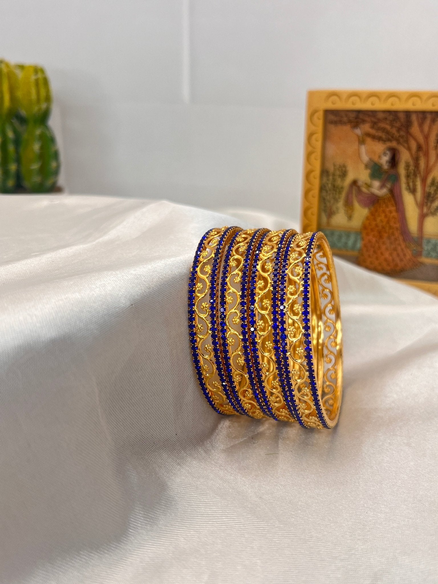 Stone Bangle 0291 - 11 Colours - Mahilas