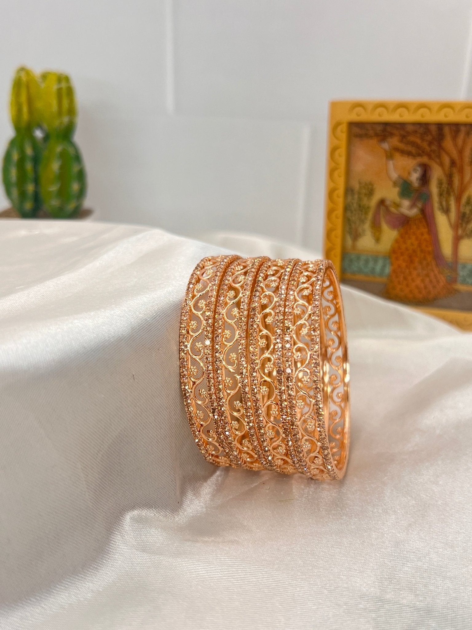 Stone Bangle 0291 - 11 Colours - Mahilas