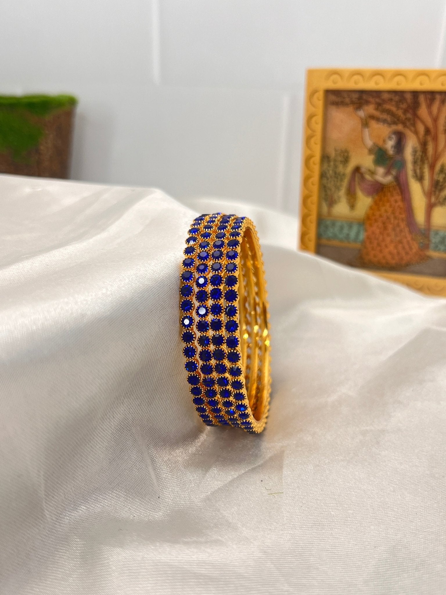 Stone Bangle 0292 - 14 Colours - Mahilas