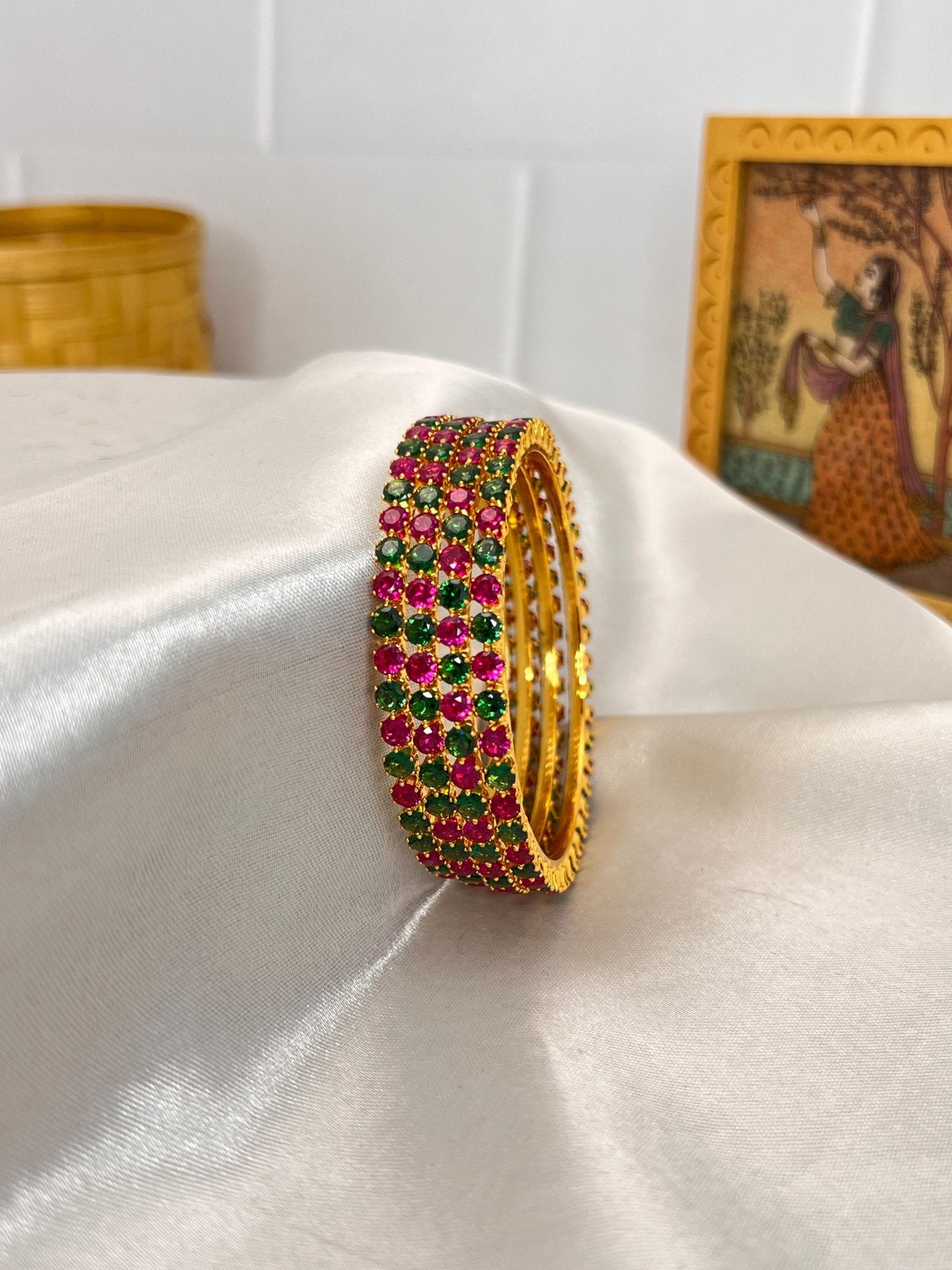 Stone Bangle 0294 - 4 Colours - Mahilas