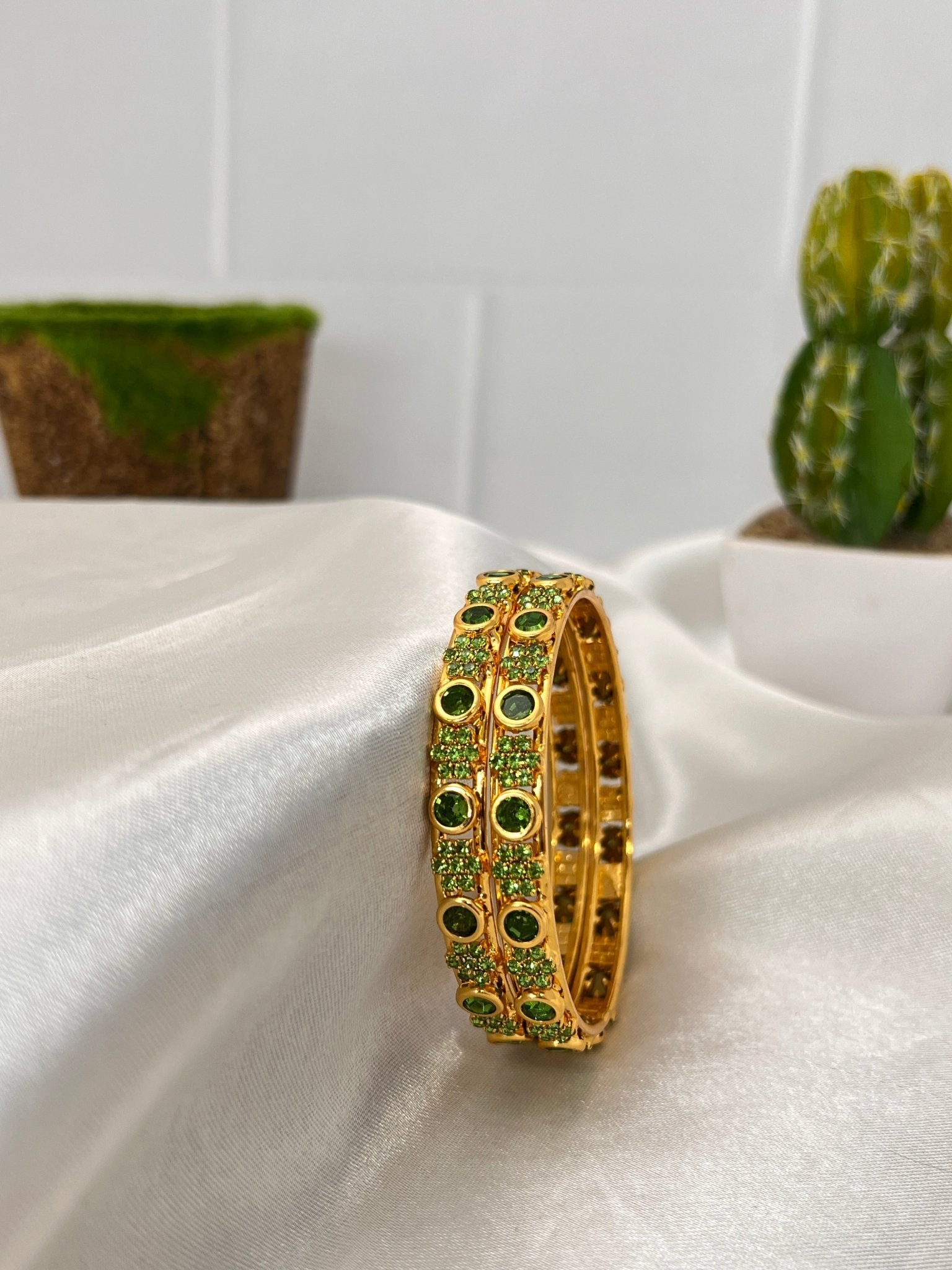 Stone Bangle 0297 - 6 Colours - Mahilas