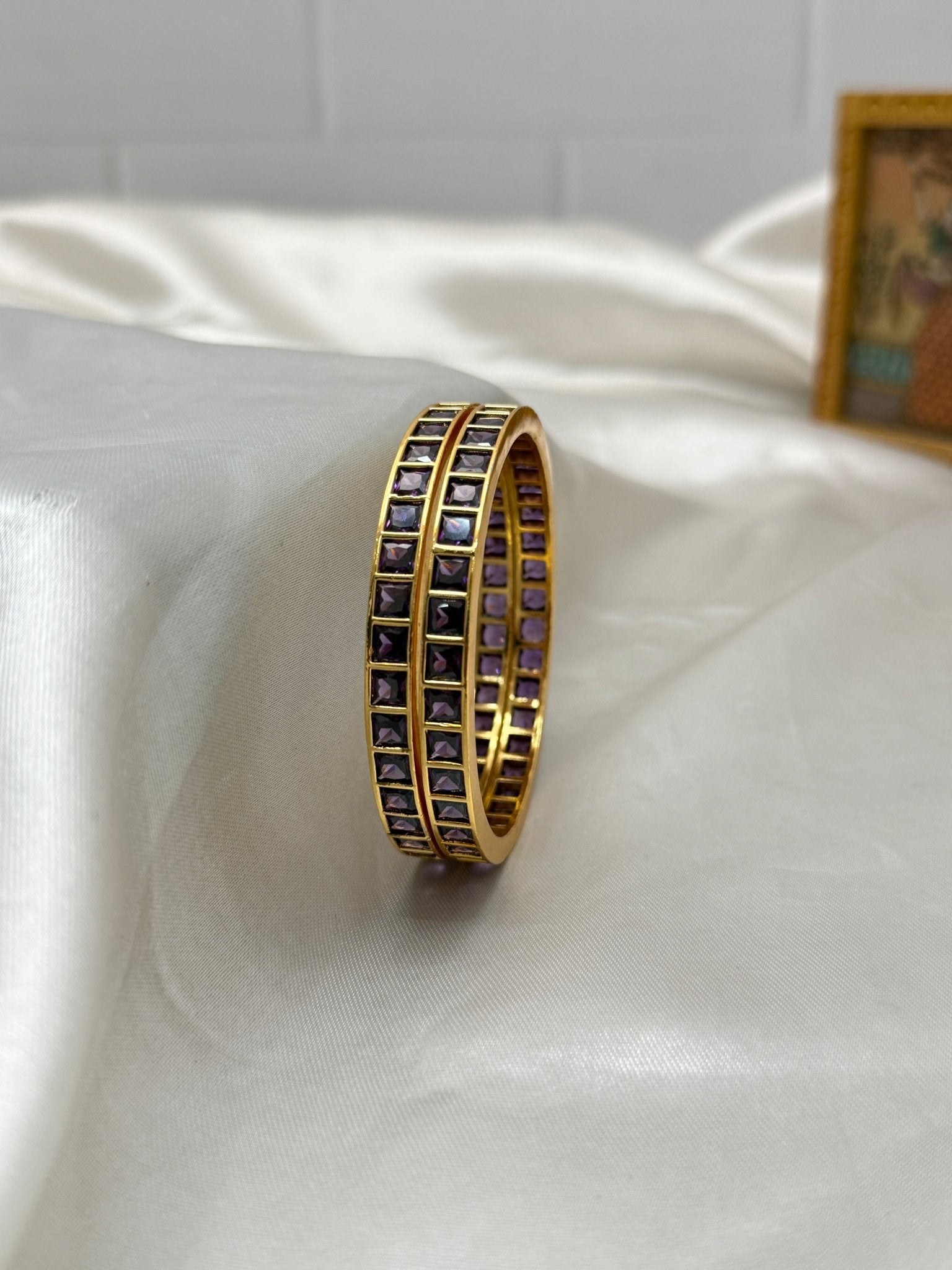 Stone Bangle - Swarna - Mahilas