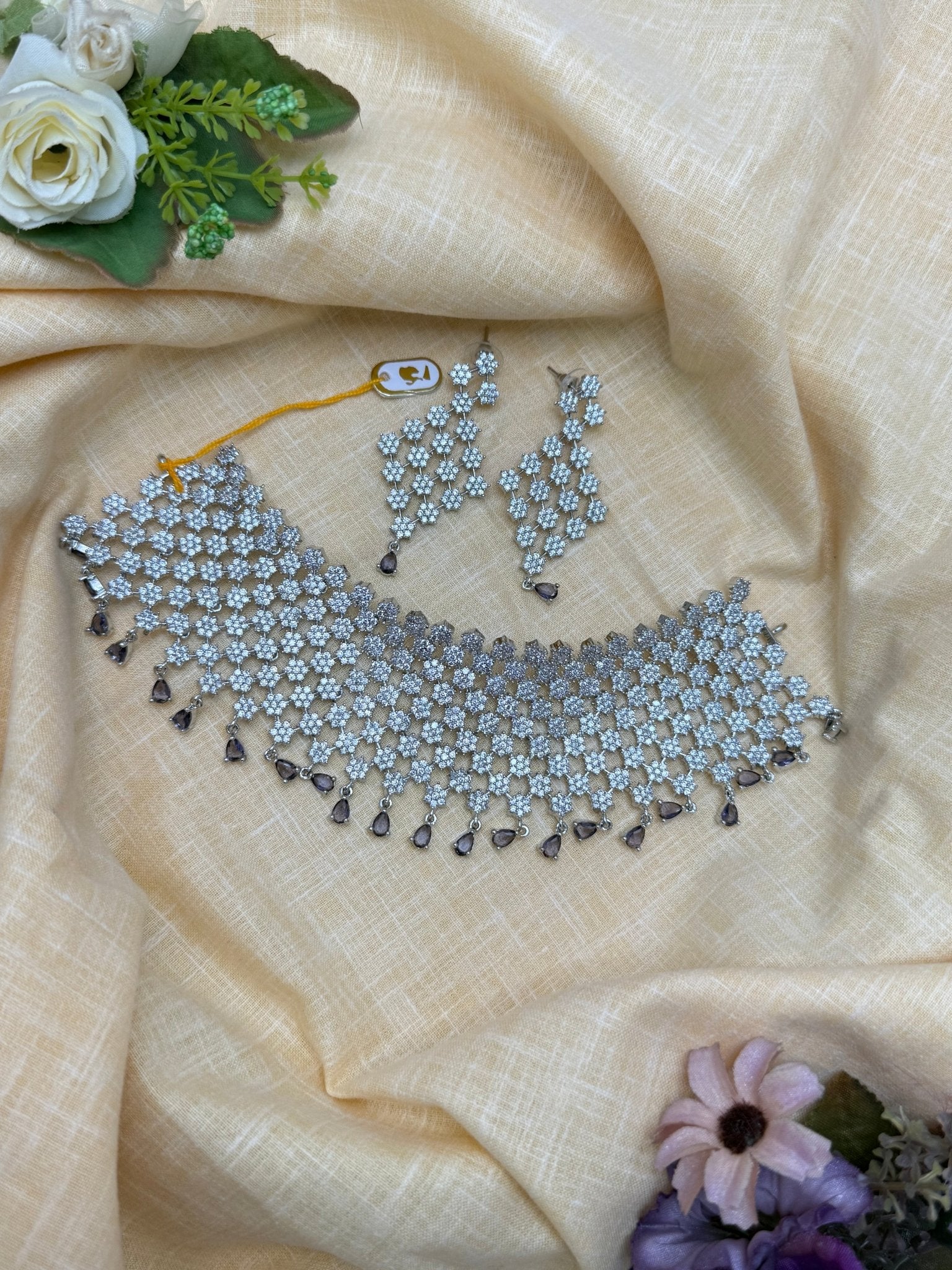 Stone Choker Necklace 0155 - Mahilas