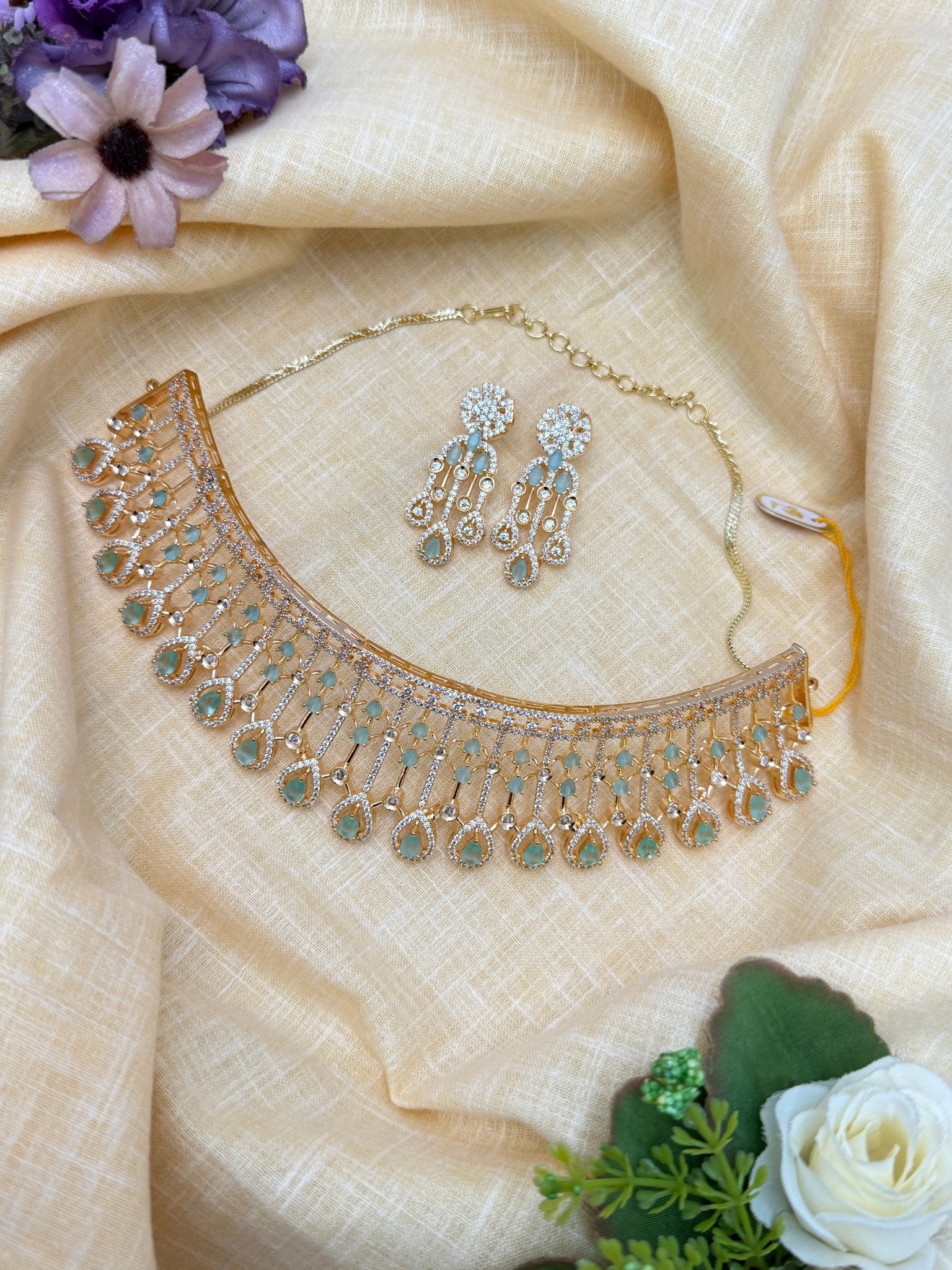 Stone Choker Necklace 0167 - Mahilas
