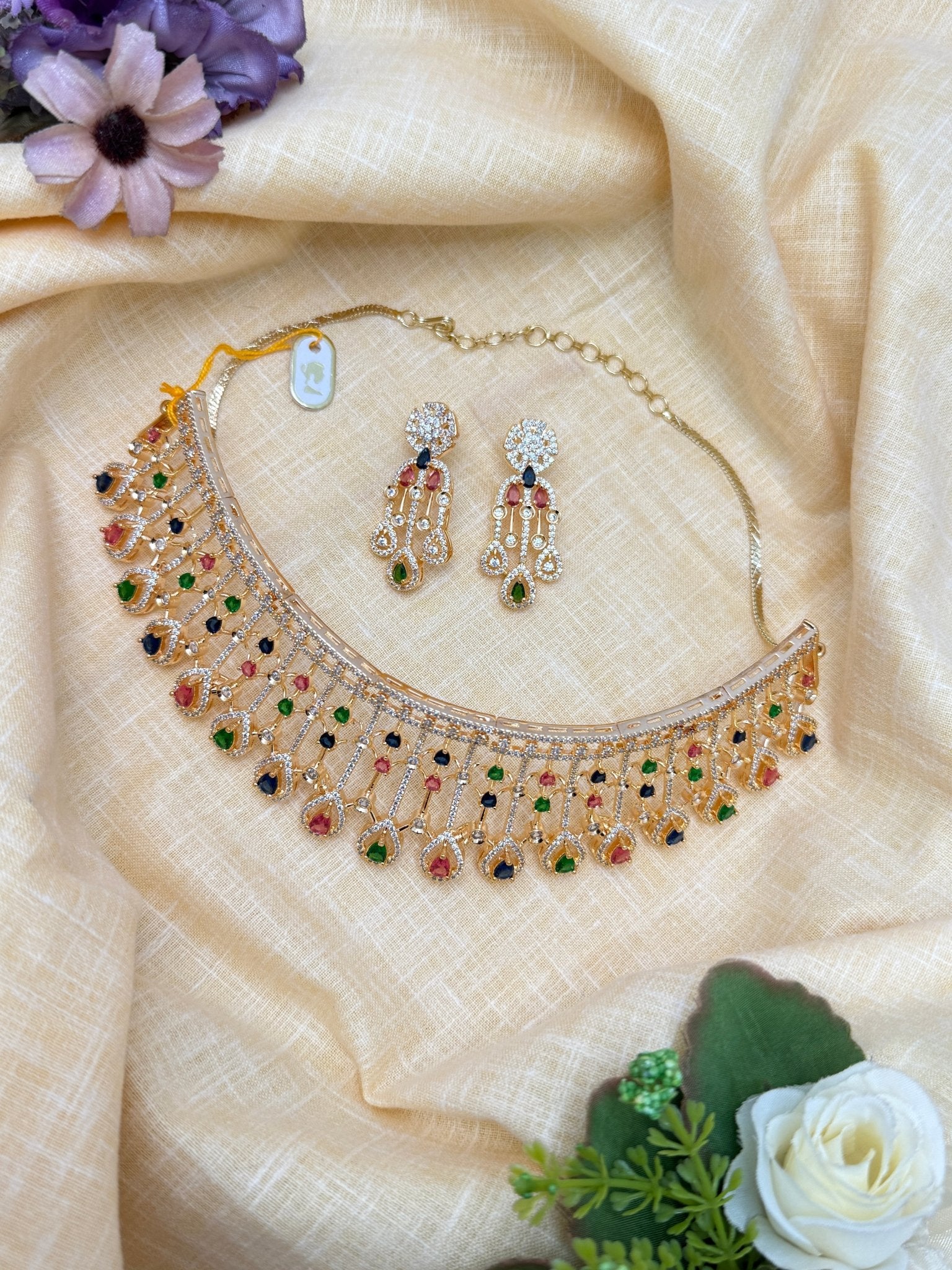 Stone Choker Necklace 0168 - Mahilas