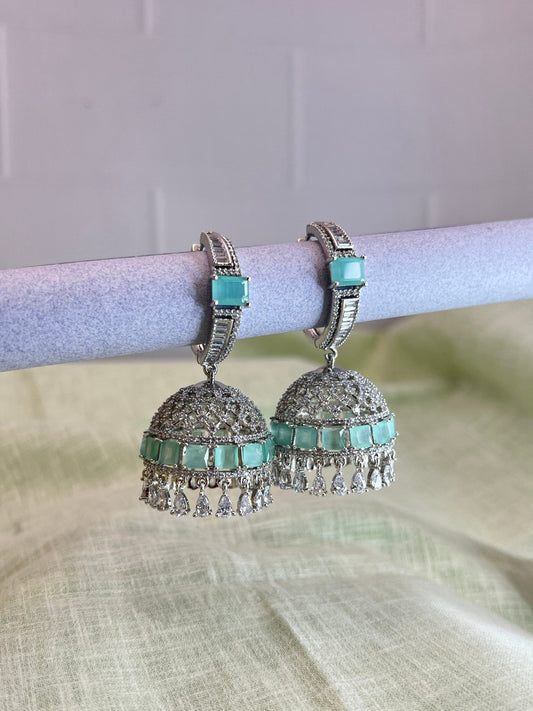 Stone Jhumka 0072 - Mahilas