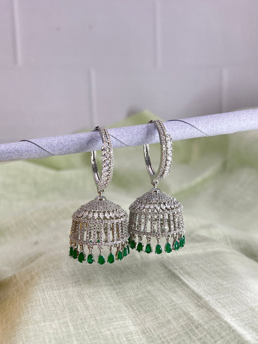 Stone Jhumka 0078 - Mahilas