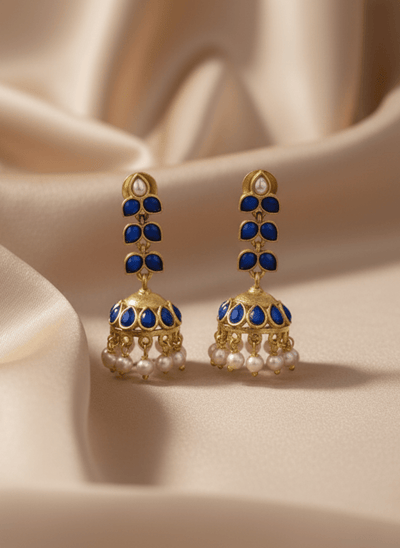 Traditional Ethnic Drop Jhumka Earrings | E0230 - Mahilas