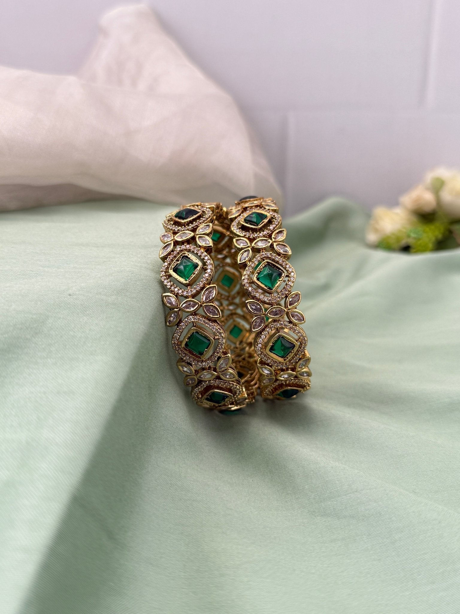 Victorian Antique Kada Bangles 7008 - 5 Colors - Mahilas