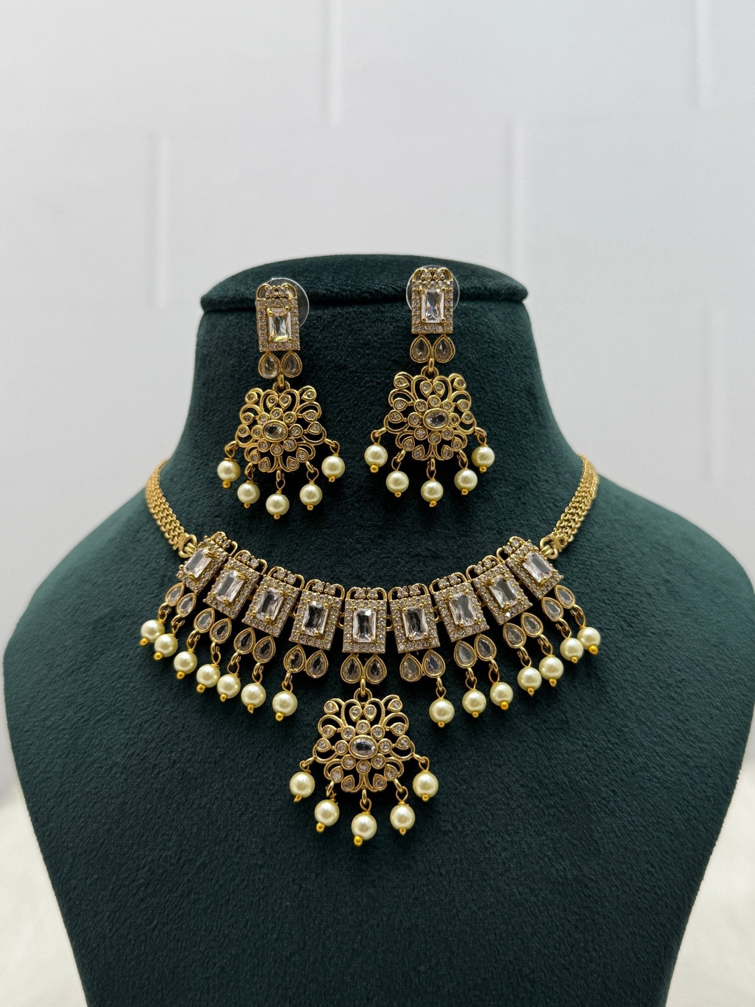 Victorian Antique Necklace Set 257 - 6 Colors - Mahilas