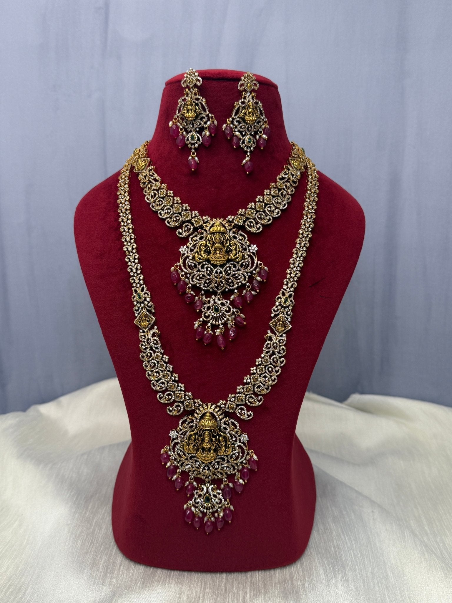 Victorian Bridal Necklace Set 311 - Mahilas