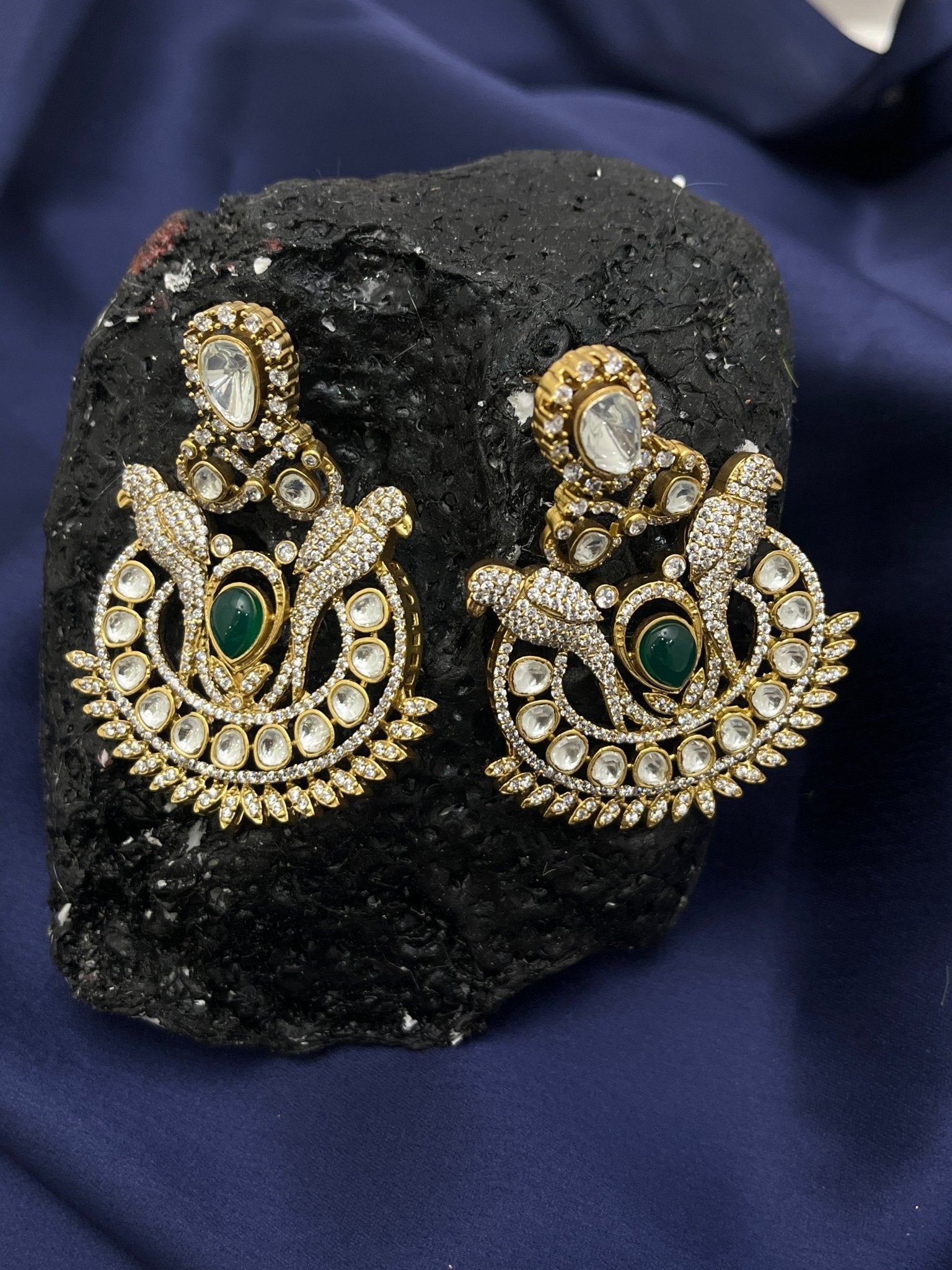 Victorian Chandbali Earrings 1062 - Mahilas