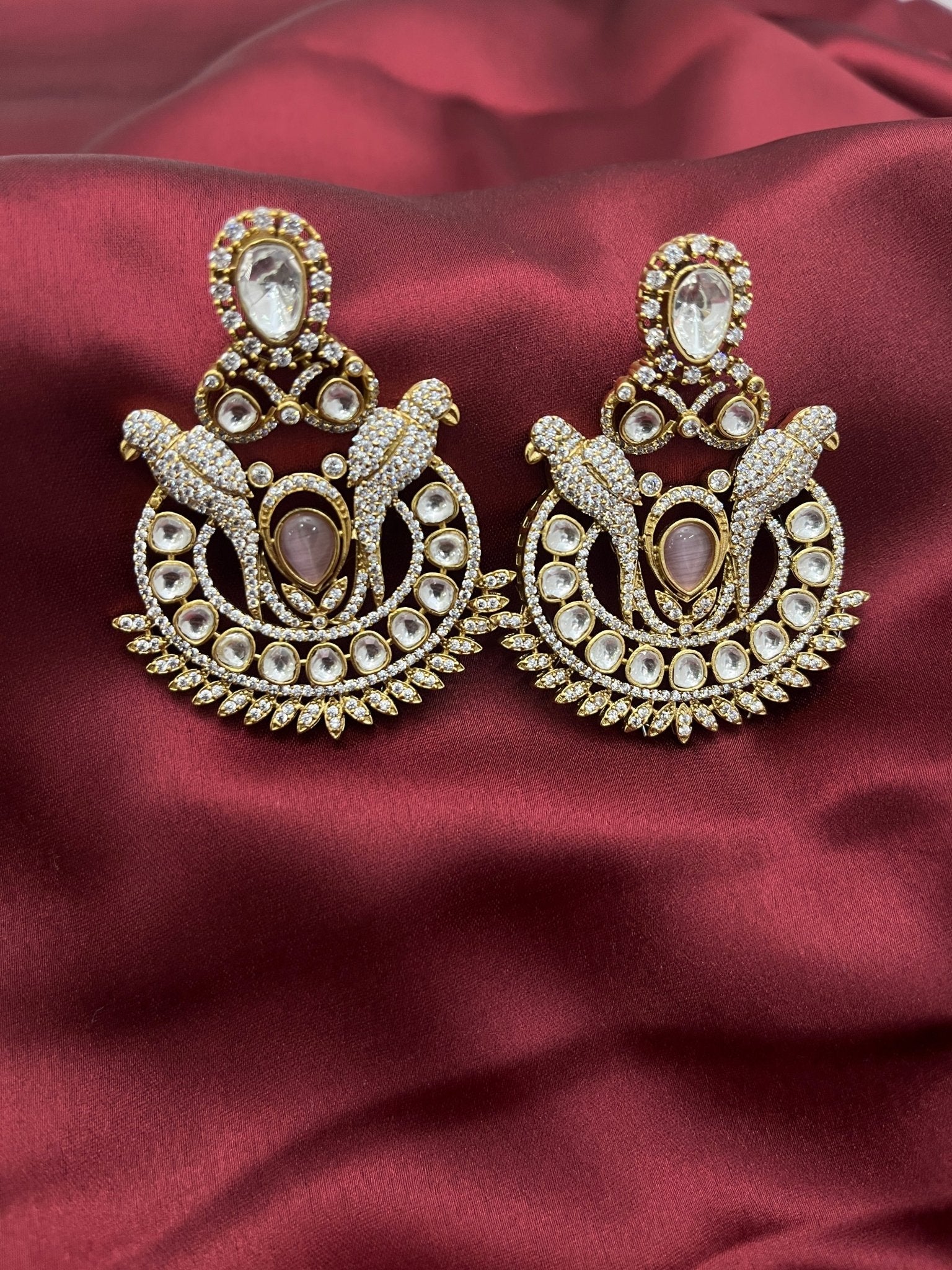 Victorian Chandbali Earrings 1064 - Mahilas