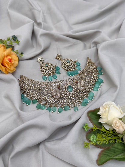 Victorian Choker Set 213 (5 Colours) - Mahilas