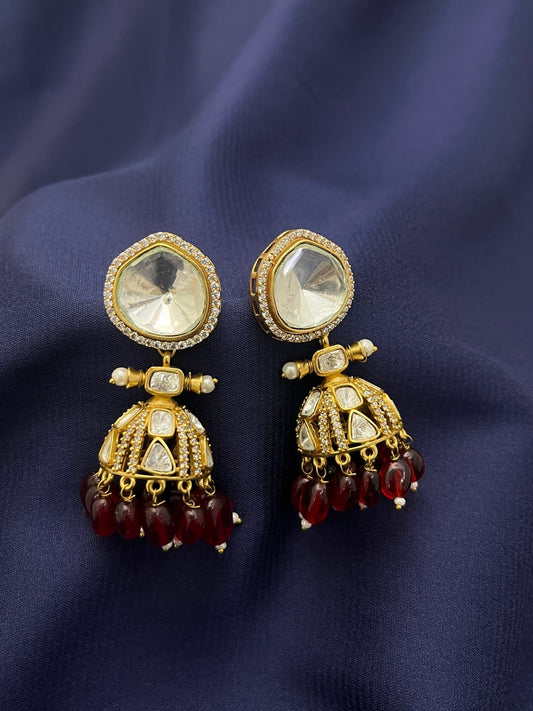 Victorian Jhumka Earrings 1079 - Mahilas