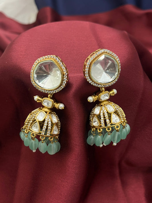 Victorian Jhumka Earrings 1081 - Mahilas