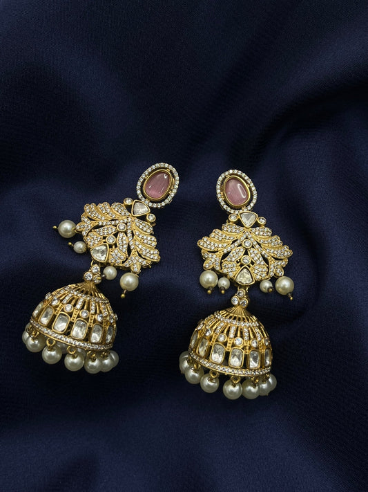 Victorian Jhumka Earrings 1085 - Mahilas