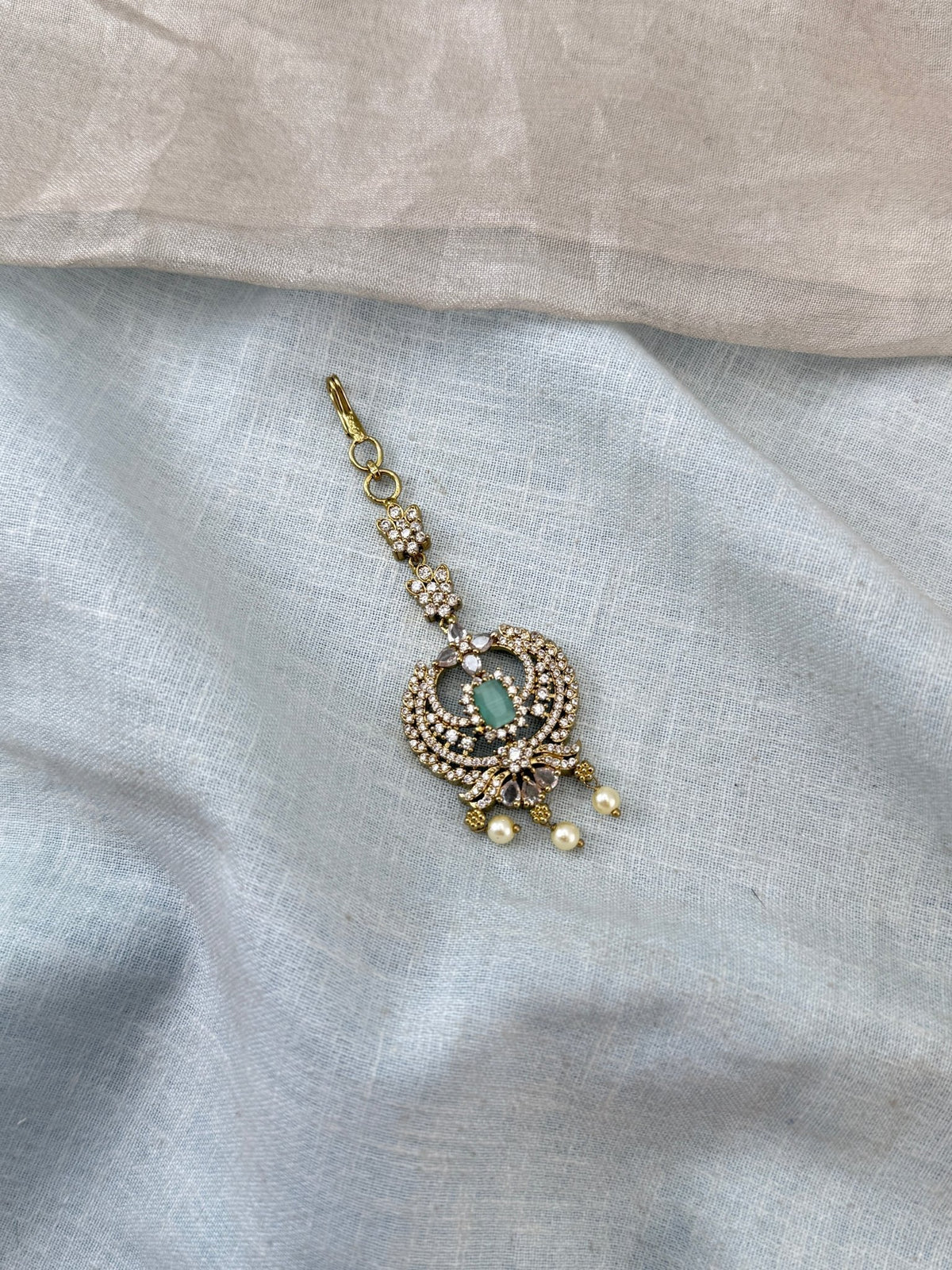 Victorian Maang Tikka | M0087C - Mahilas