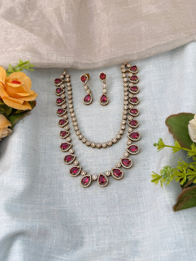 Victorian Necklace in Choker Short Royal Style | N0443 E - Mahilas