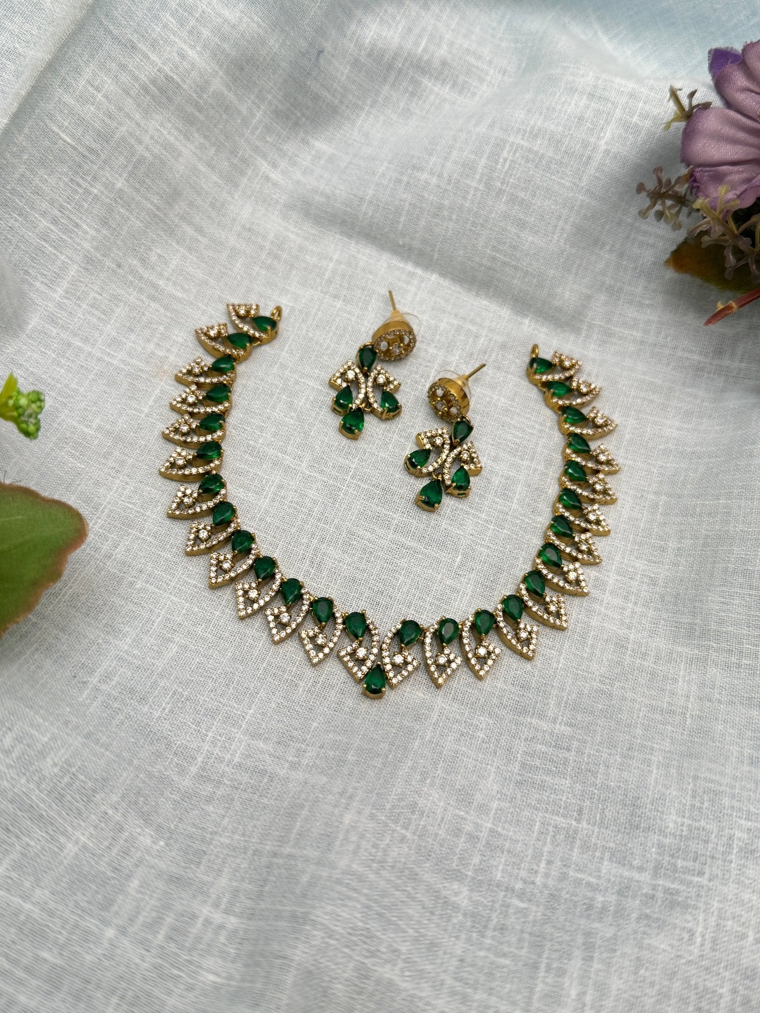 Victorian Necklace Set 244 - 6 Colors - Mahilas